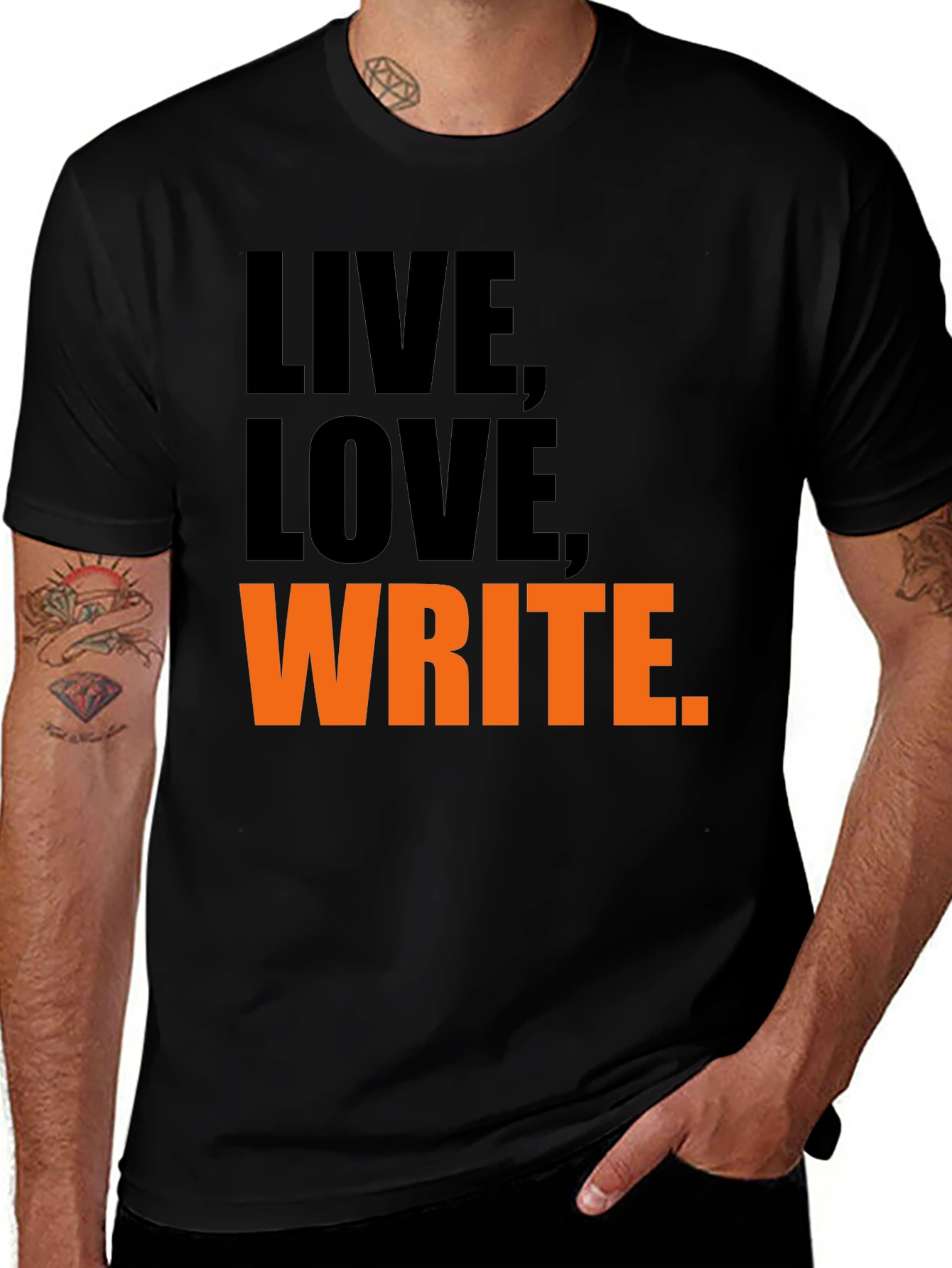 Variant 25 of Live, Love, Write Graphic Tee