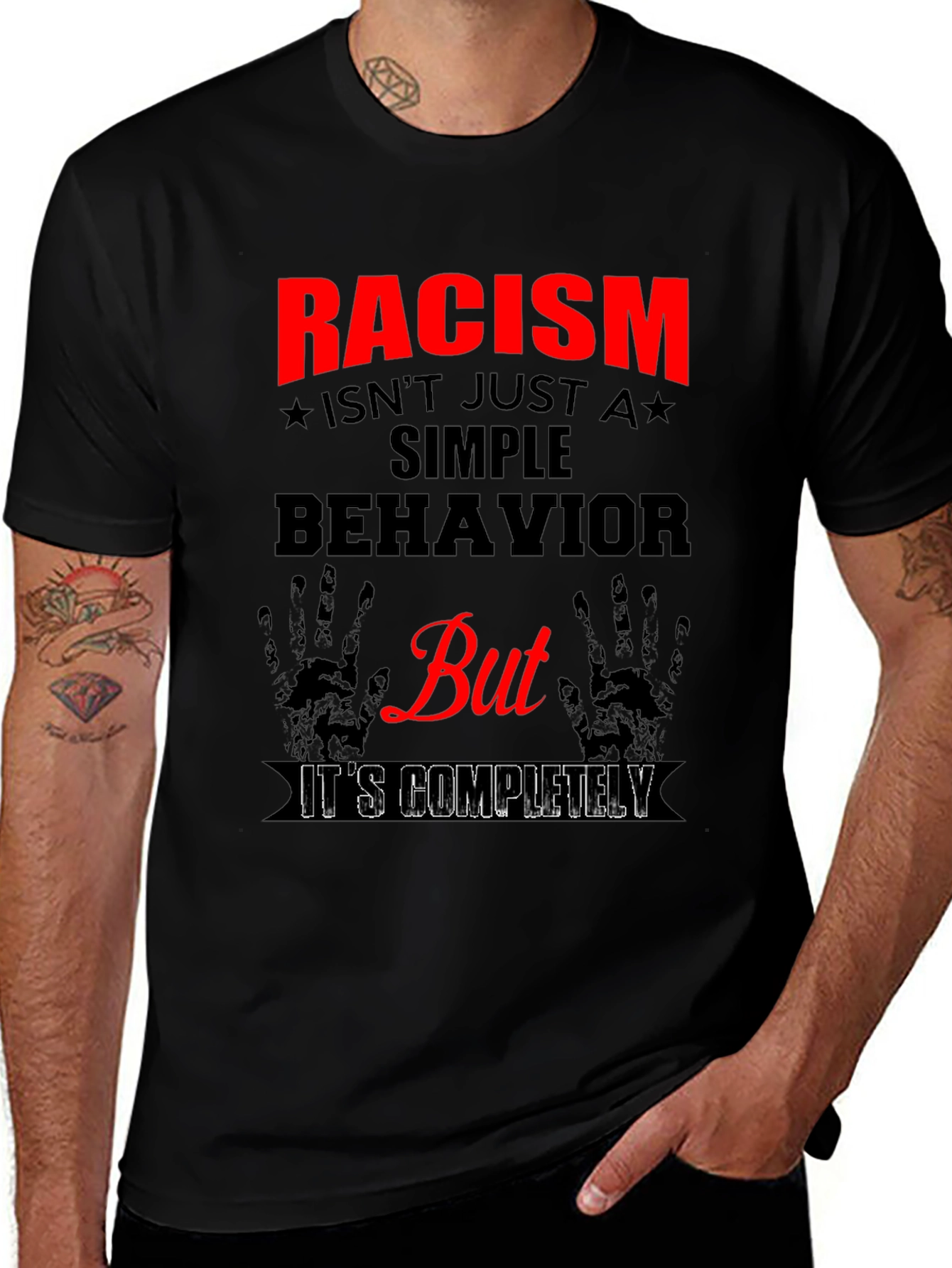 Variant 9 of Racism Isn't Simple T-Shirt