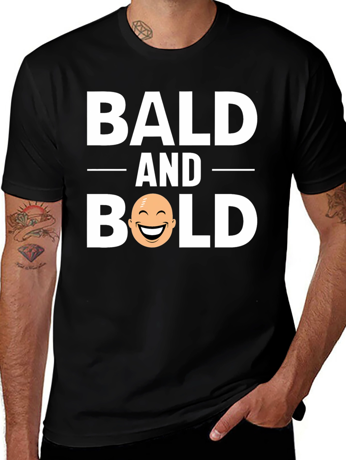 Variant 2 of Bald and Bold Graphic T-Shirt