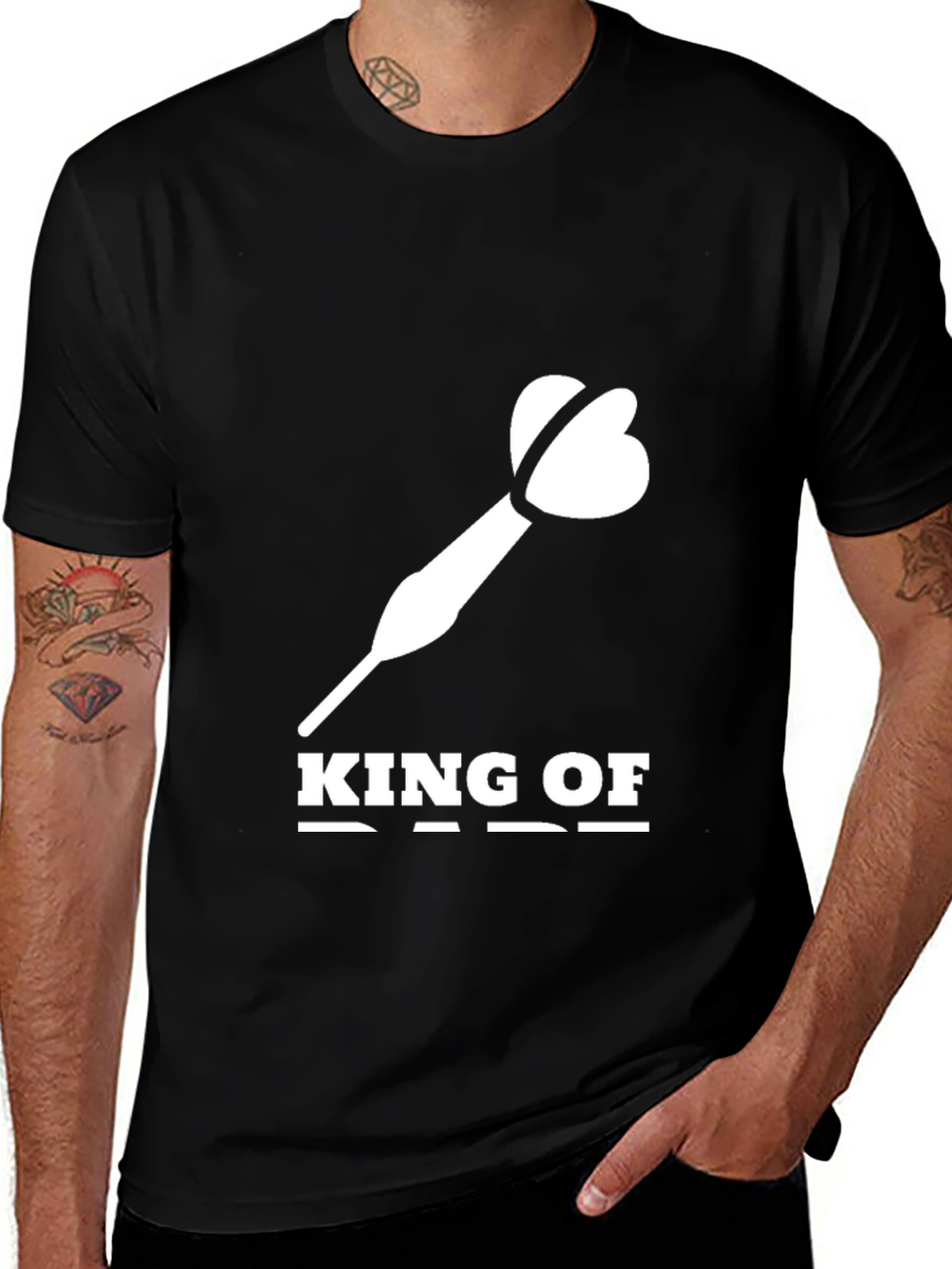 Variant 19 of King of Darts - Black Graphic Tee