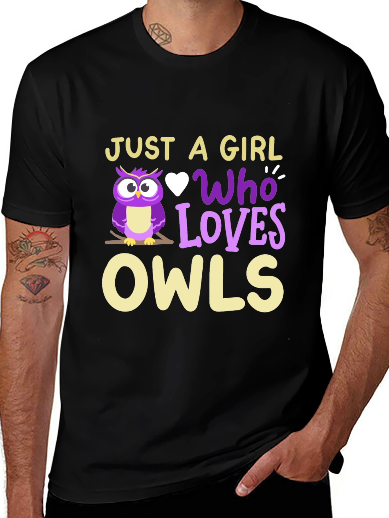 Just A Girl Who Loves Owls T-Shirt
