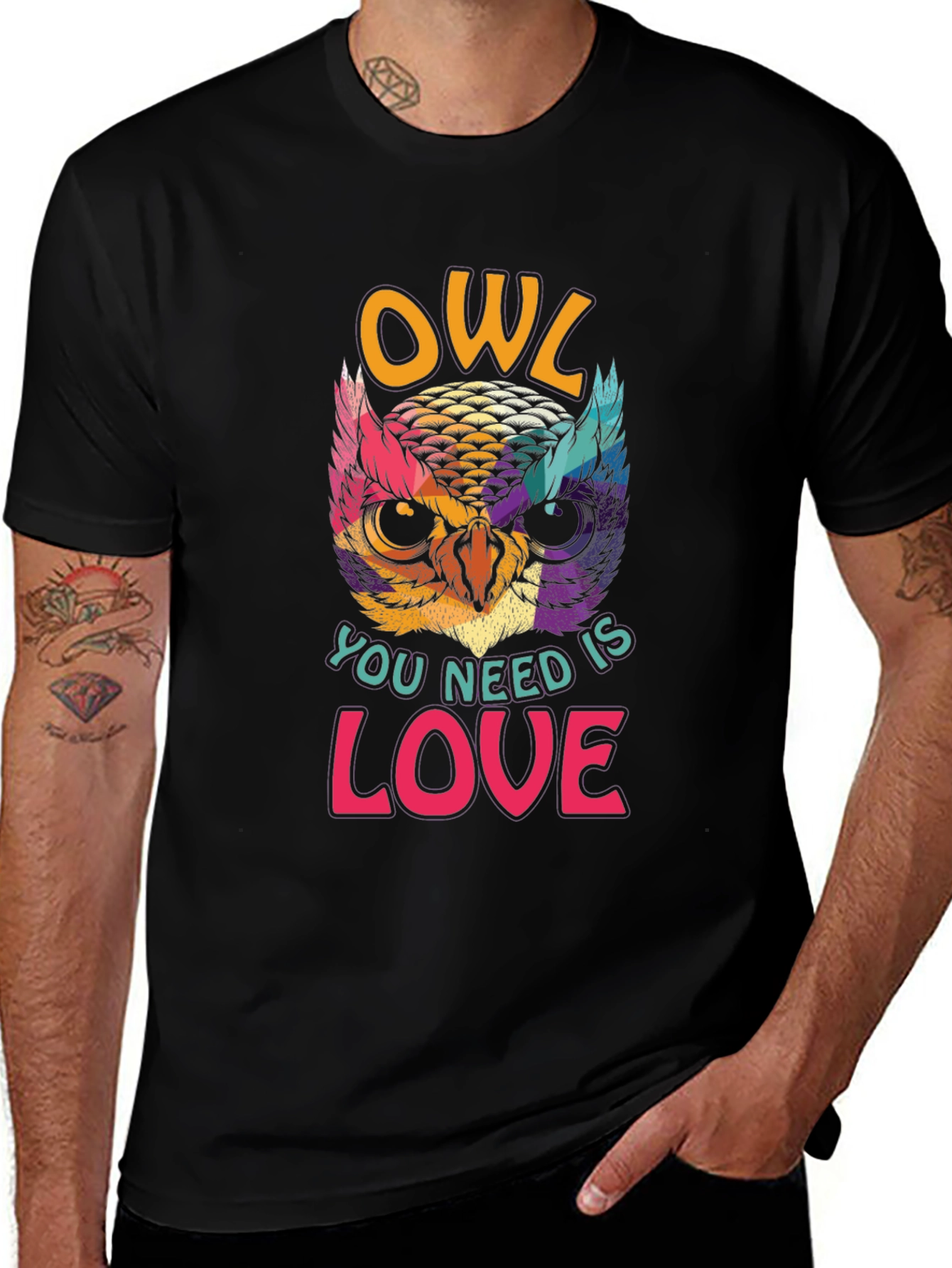 Variant 29 of Owl You Need is Love Graphic T-Shirt
