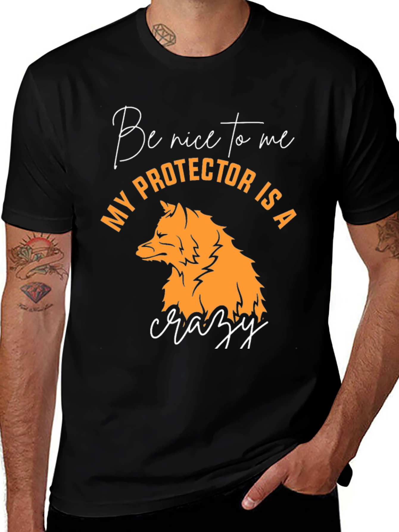 Variant 3 of Crazy Protector T-Shirt