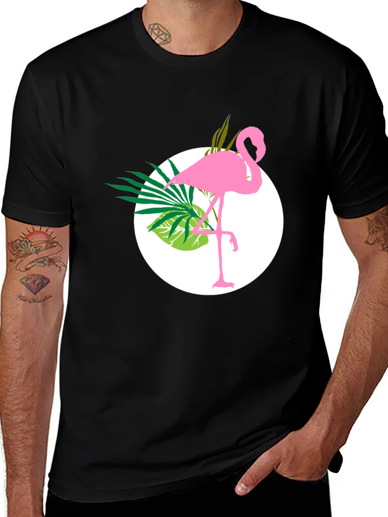 Variant 30 of Tropical Flamingo Graphic Tee - Stylish & Unique