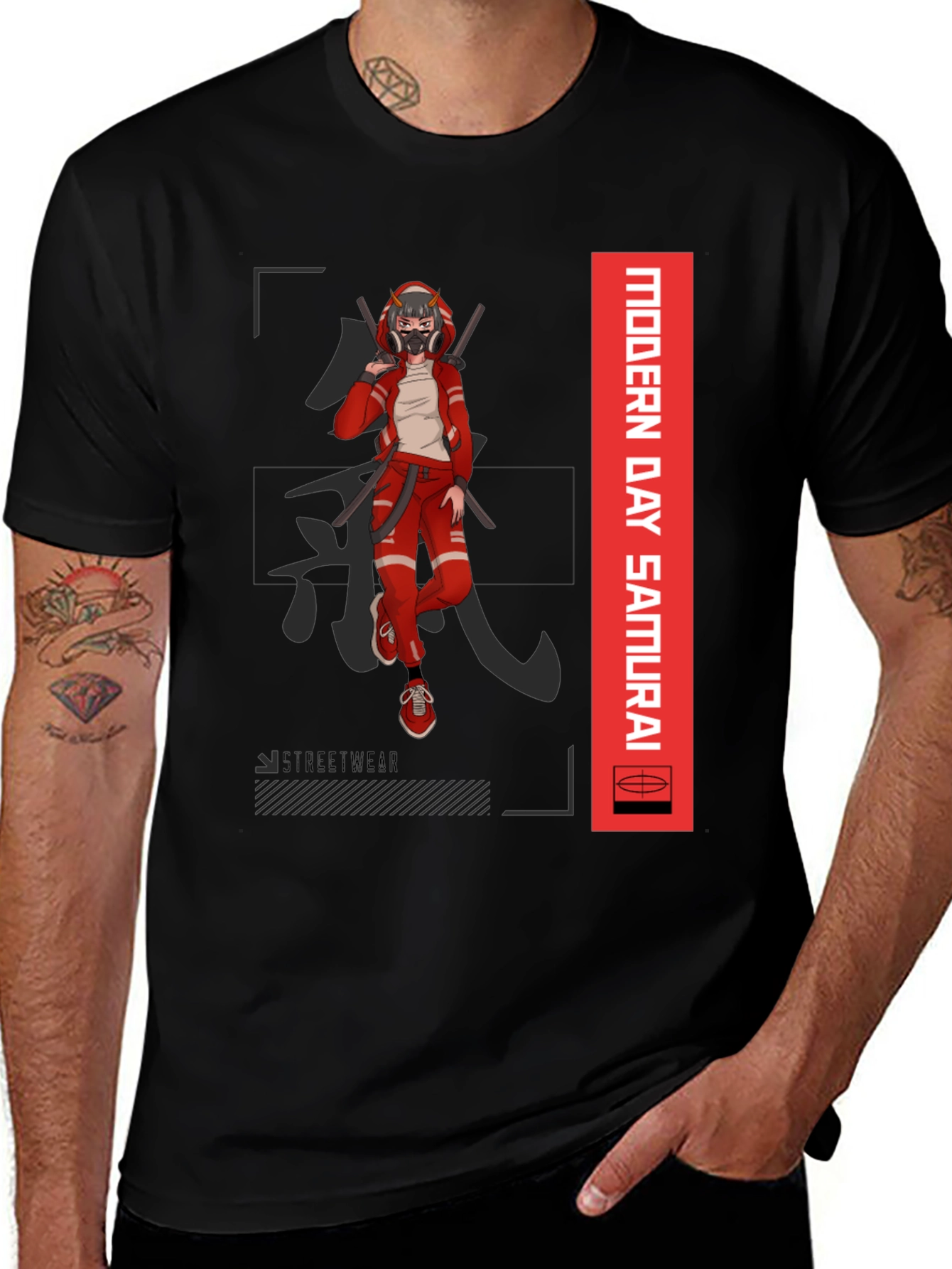 Variant 23 of Modern Day Samurai Graphic T-Shirt