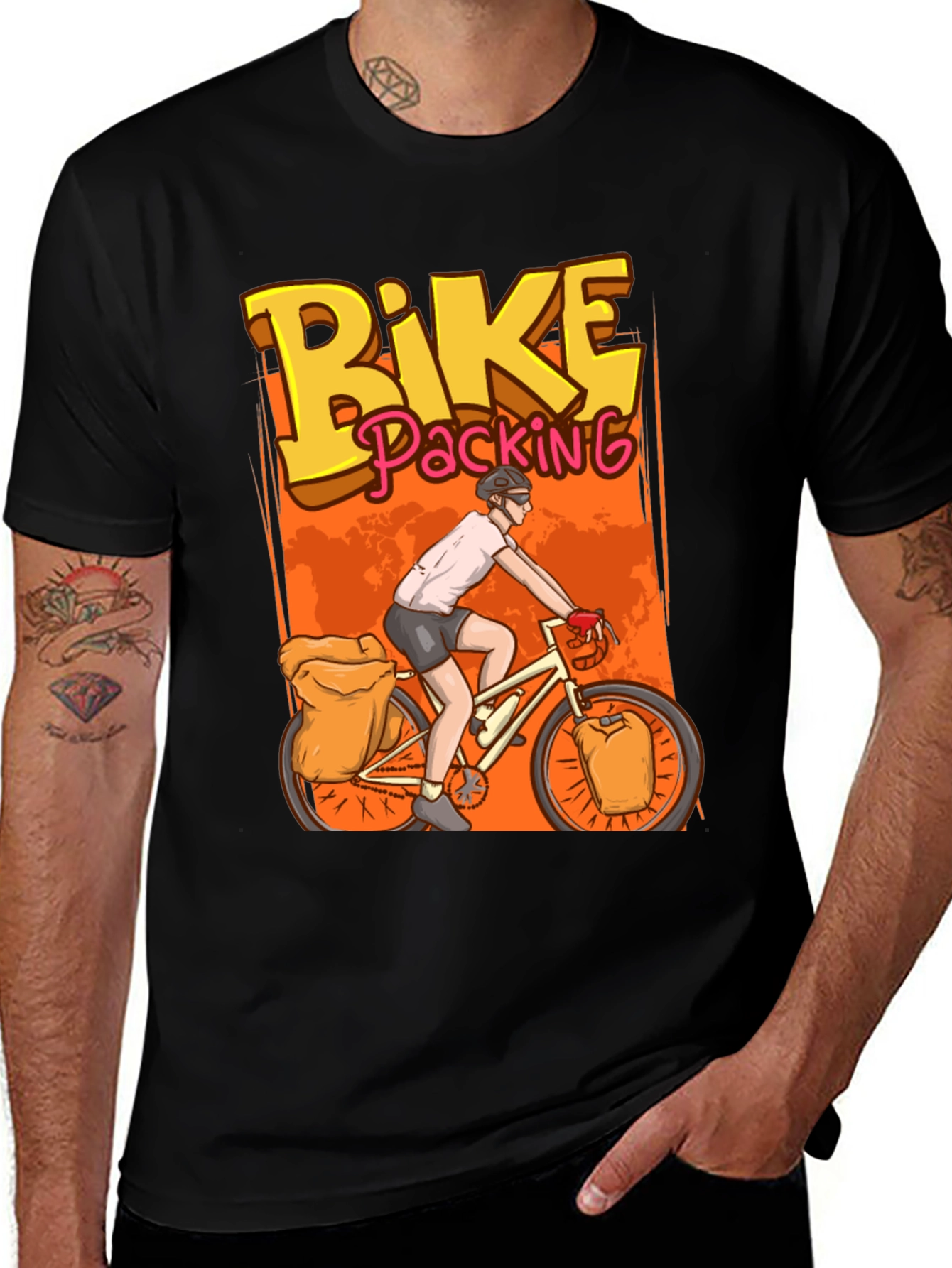 Variant 5 of Bike Packing T-Shirt - Adventure Ready!
