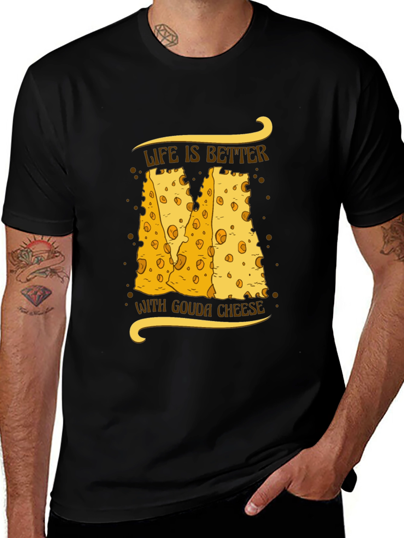 Gouda Cheese Lover T-Shirt - Funny Foodie Tee