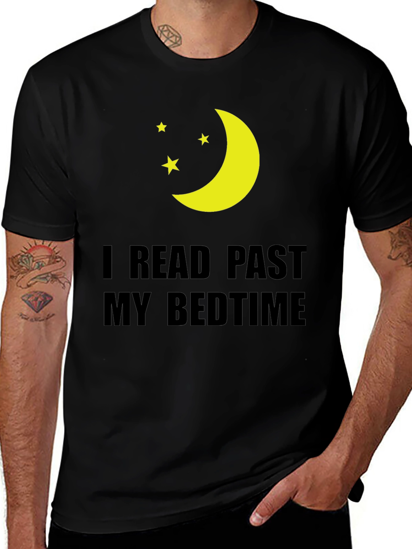 Variant 5 of I Read Past My Bedtime Graphic T-Shirt