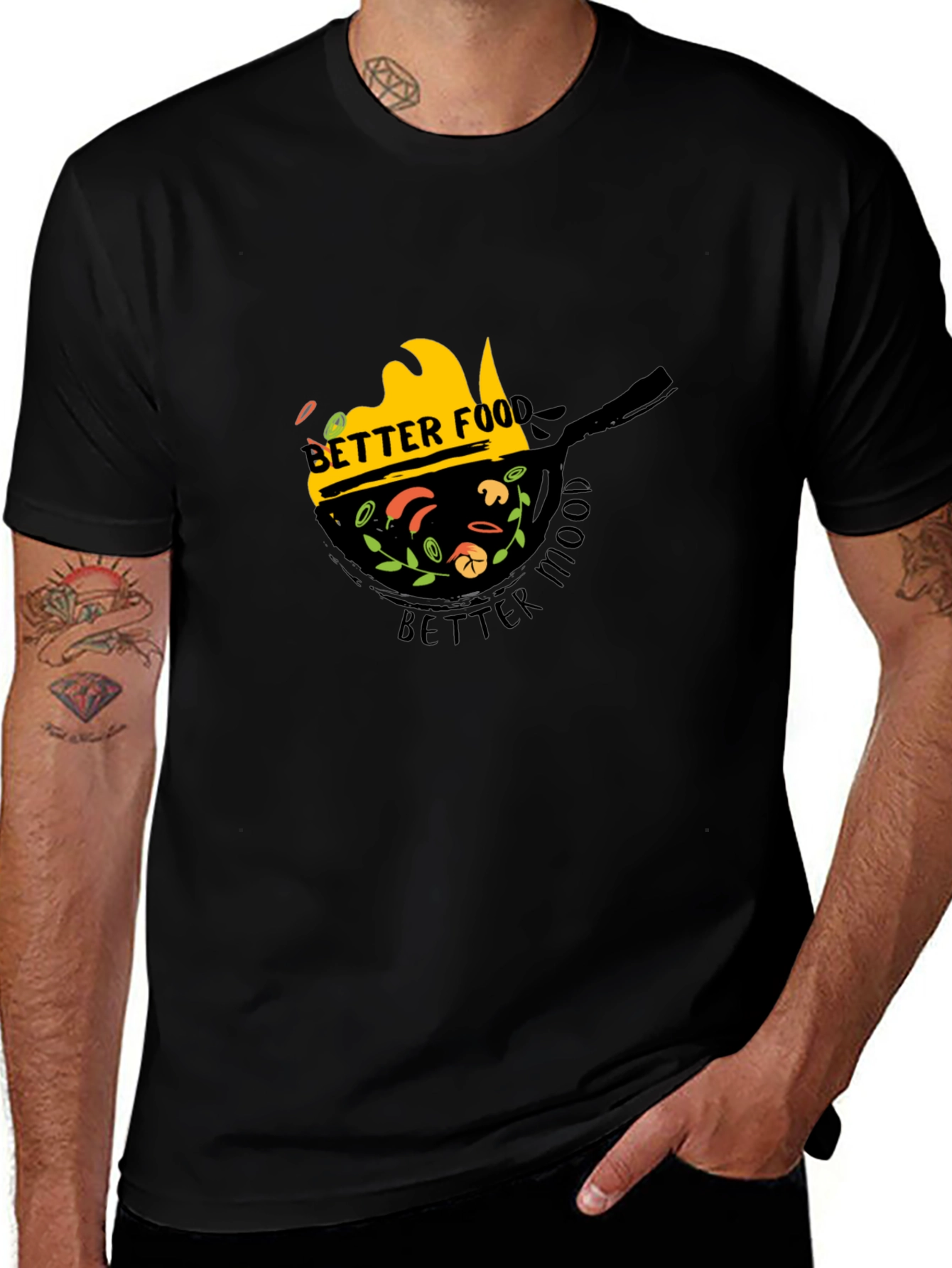 Variant 2 of Better Food Better Mood T-Shirt