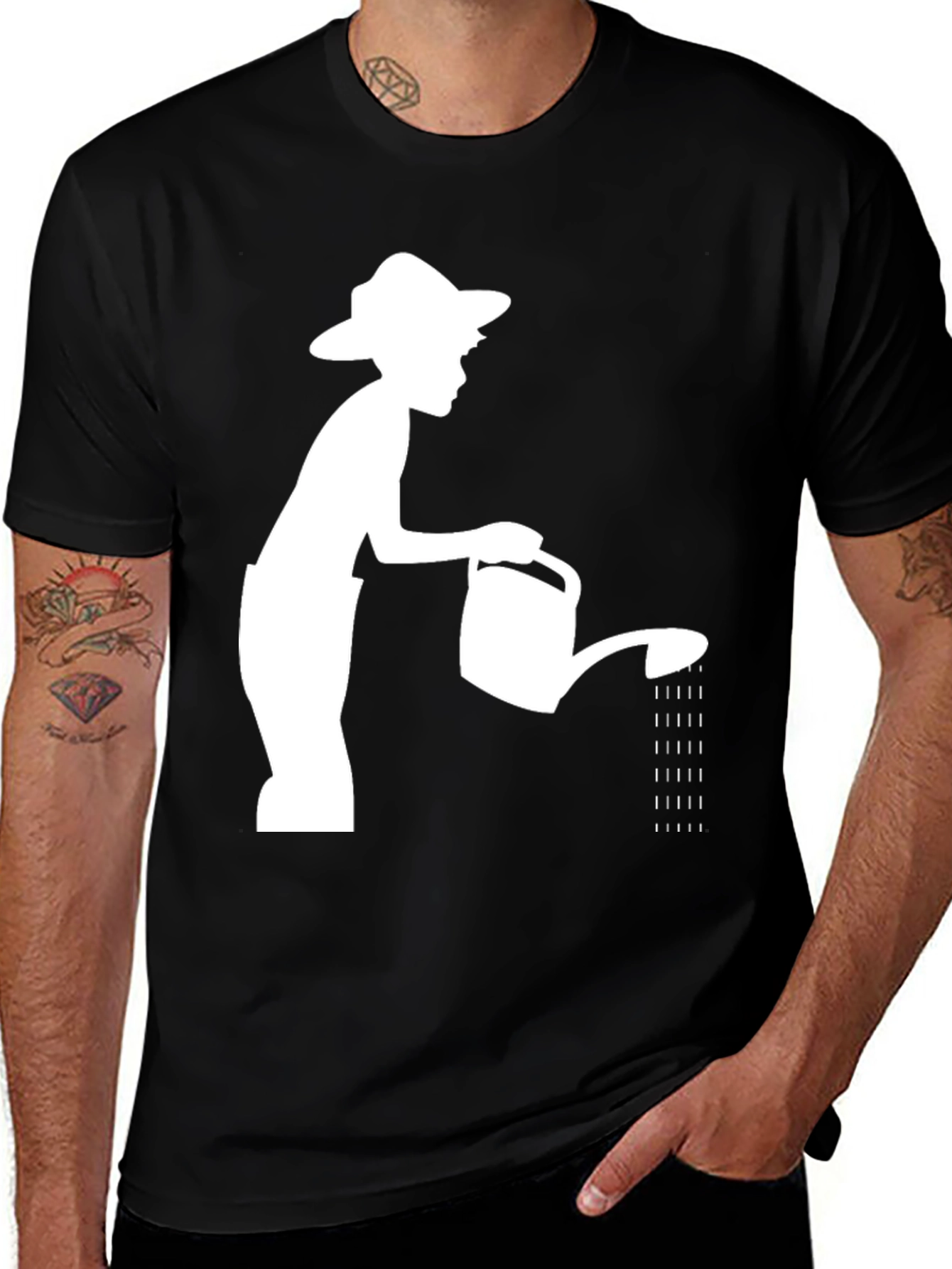 Variant 11 of Gardener Graphic T-Shirt - Black