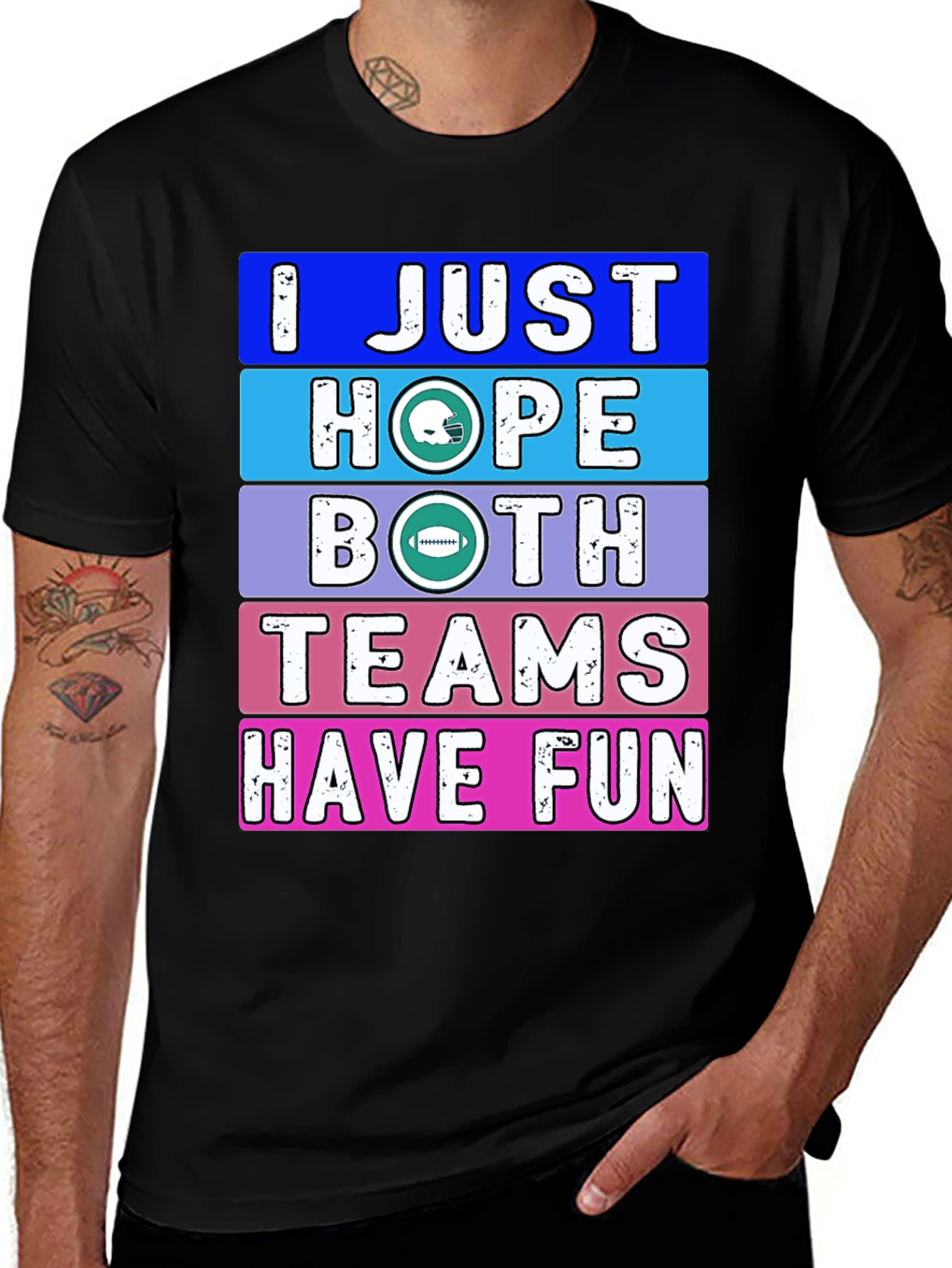 Variant 6 of I Just Hope Both Teams Have Fun T-Shirt
