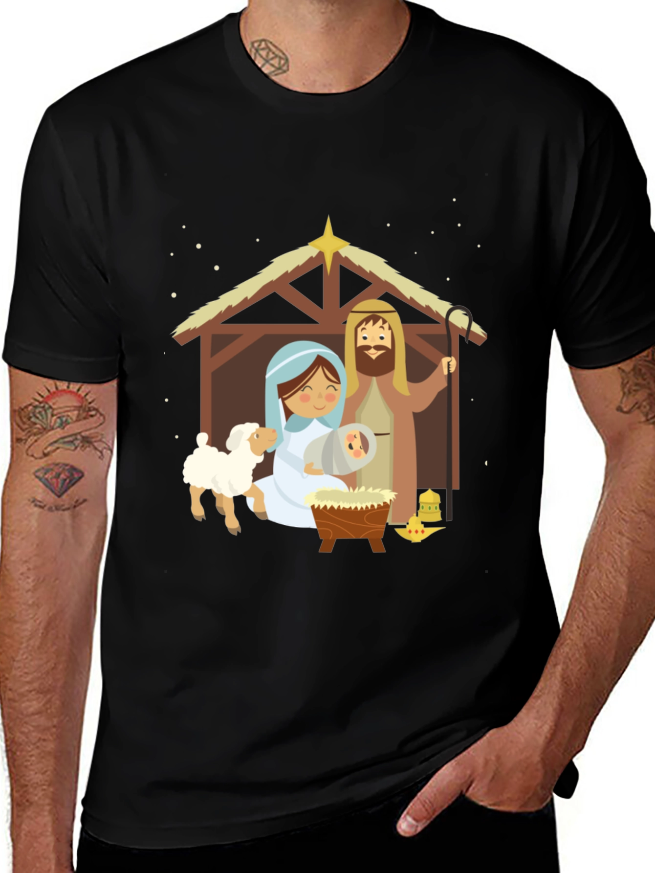 Variant 13 of Nativity Scene Graphic Tee