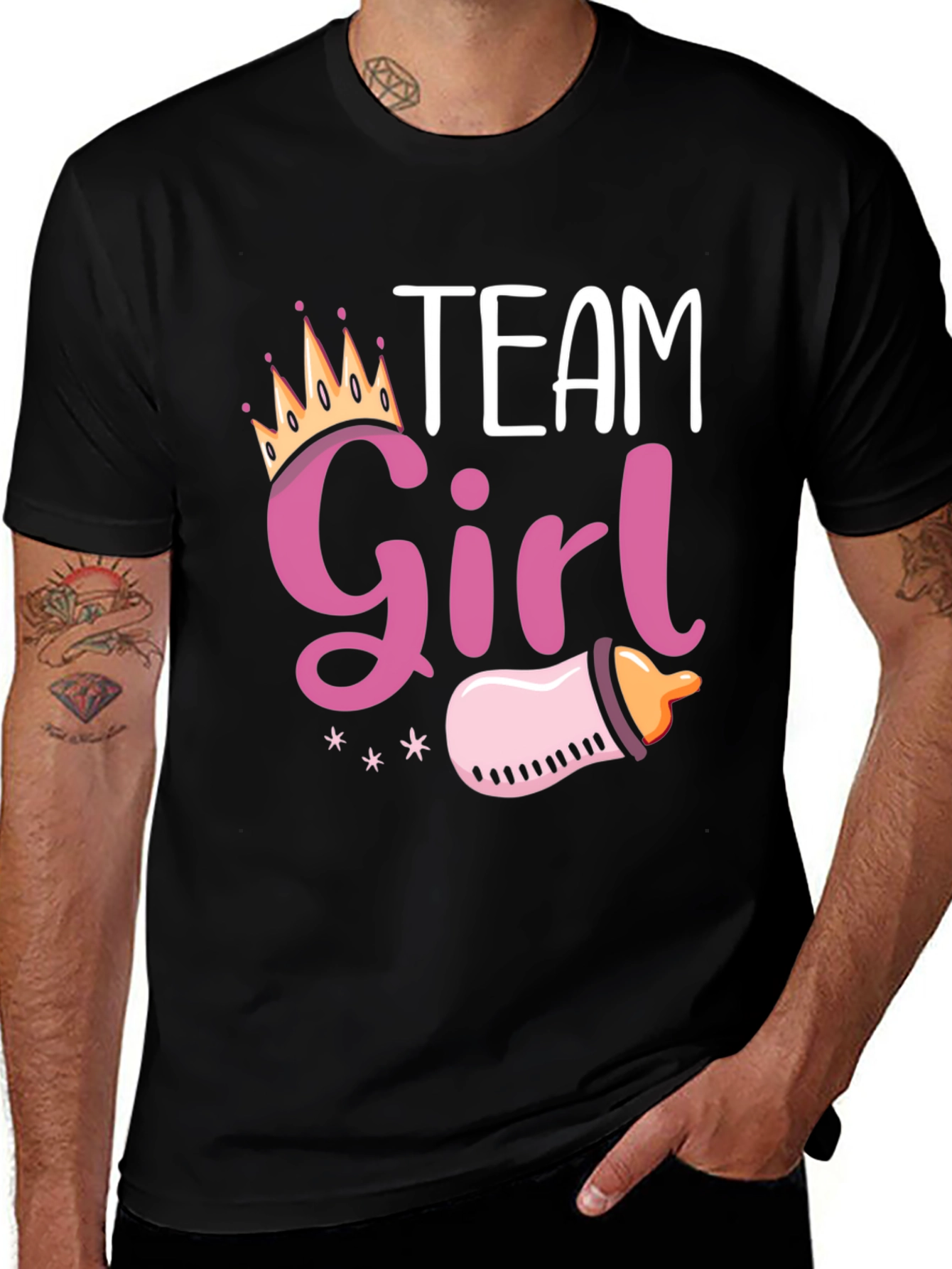 Team Girl Baby Shower T-Shirt