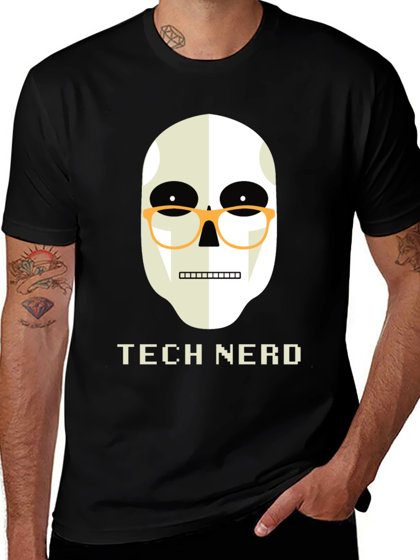 Variant 10 of Tech Nerd Graphic T-Shirt - Geek Chic Style