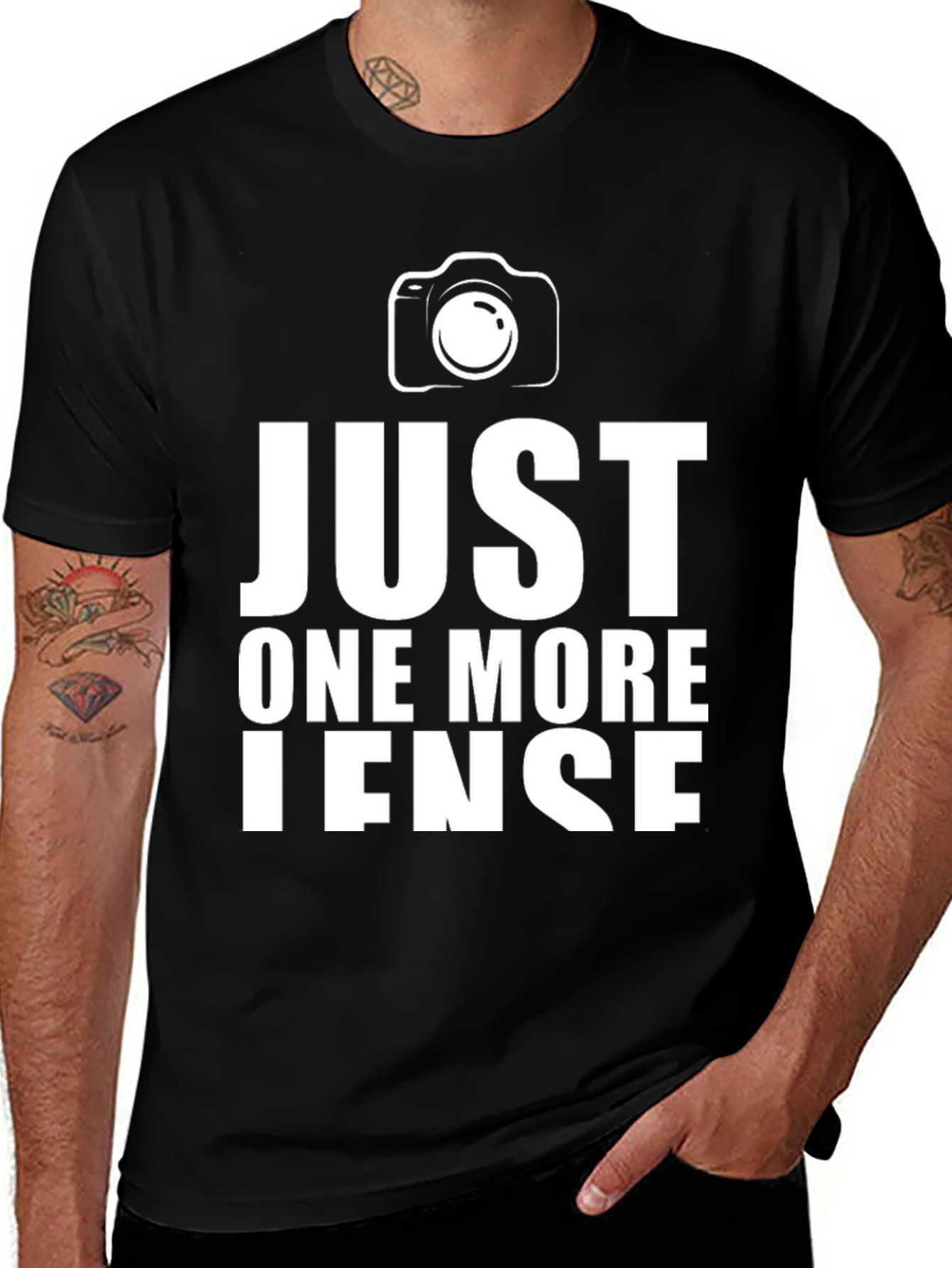 Just One More Lens T-Shirt - Photographer Gift