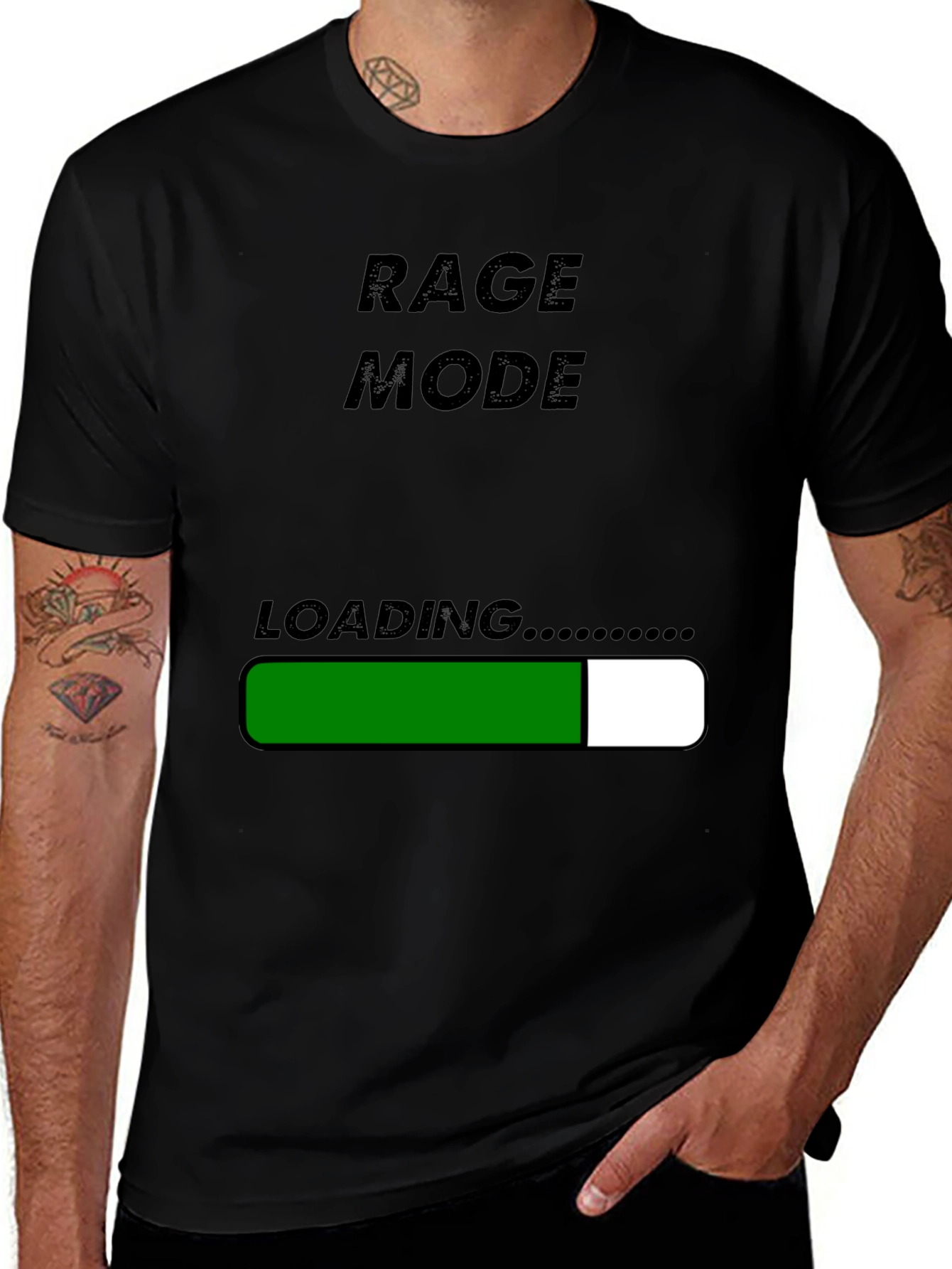 Variant 9 of Rage Mode Loading Graphic Tee