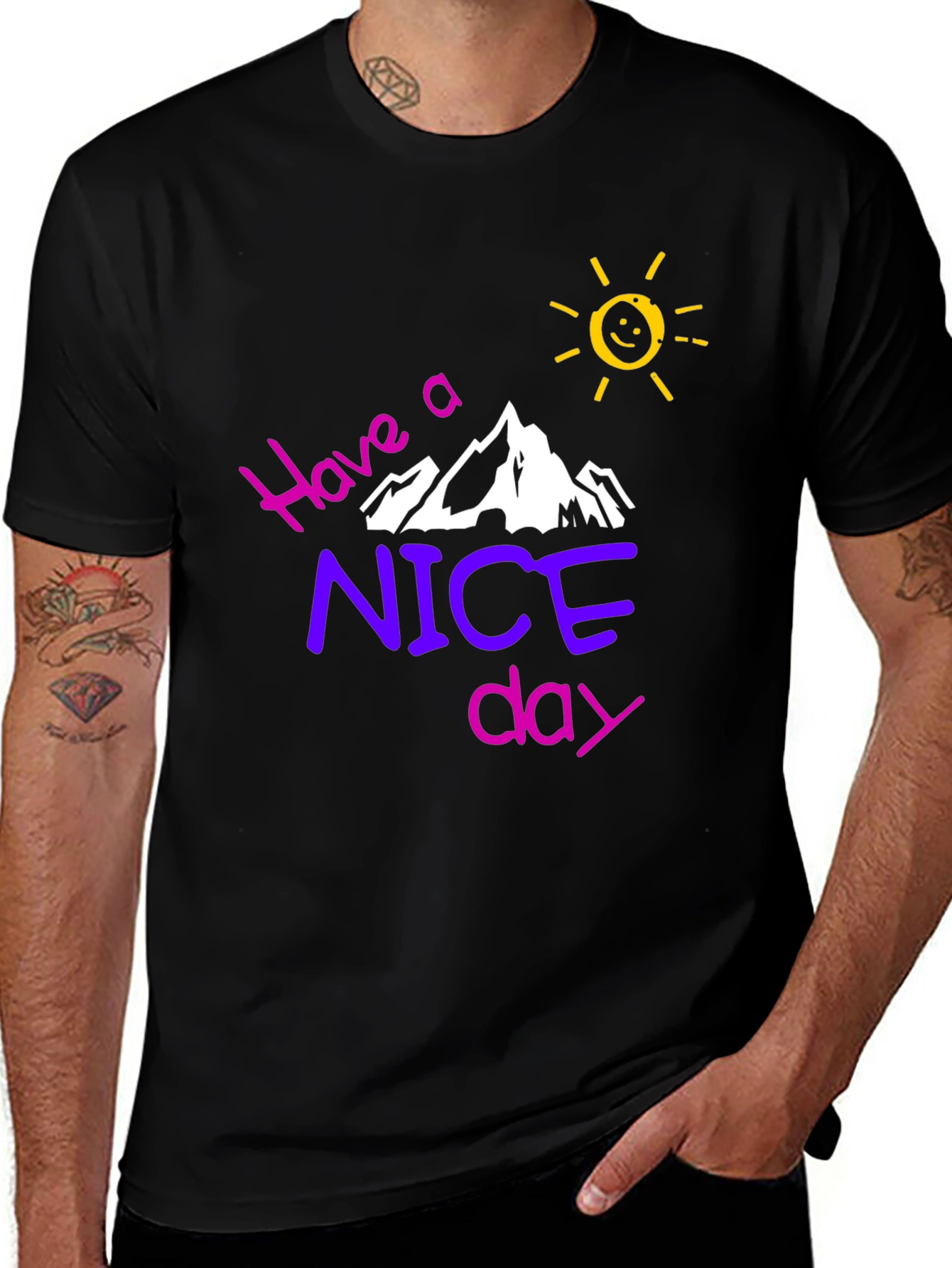 Variant 15 of Have A Nice Day Graphic Tee