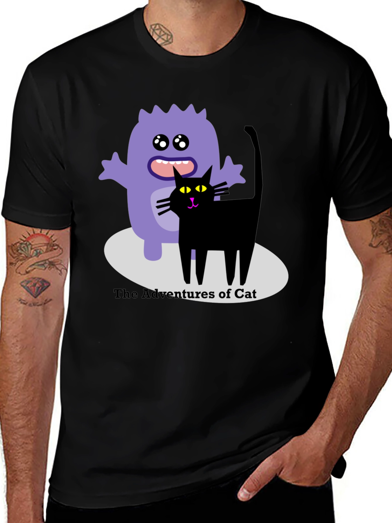 Variant 29 of The Adventures of Cat Graphic T-Shirt