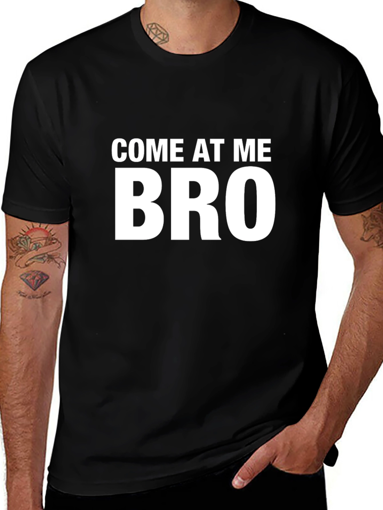 Variant 17 of Come At Me Bro Funny Graphic Tee