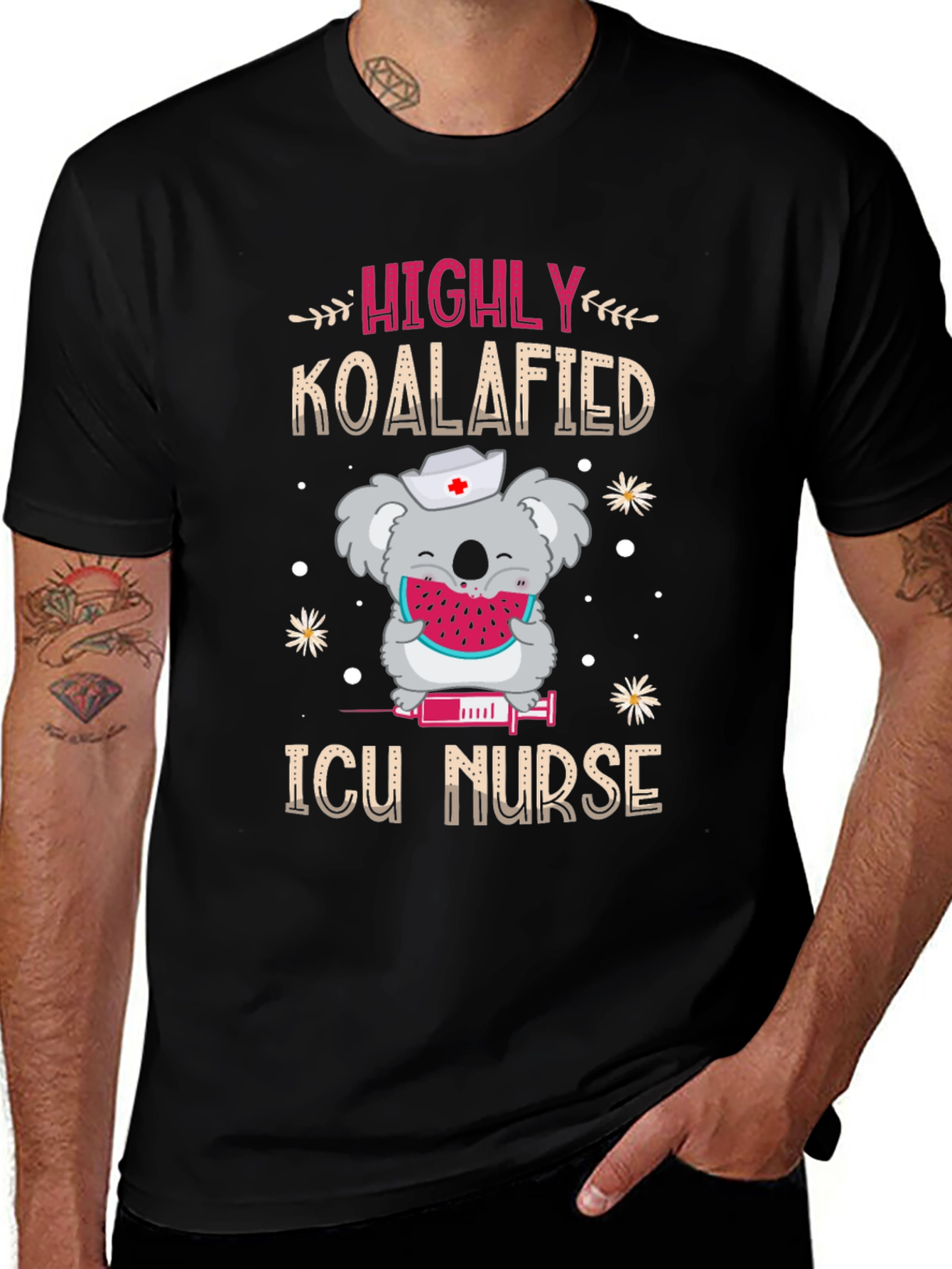 Variant 23 of Highly Koalafied ICU Nurse T-Shirt