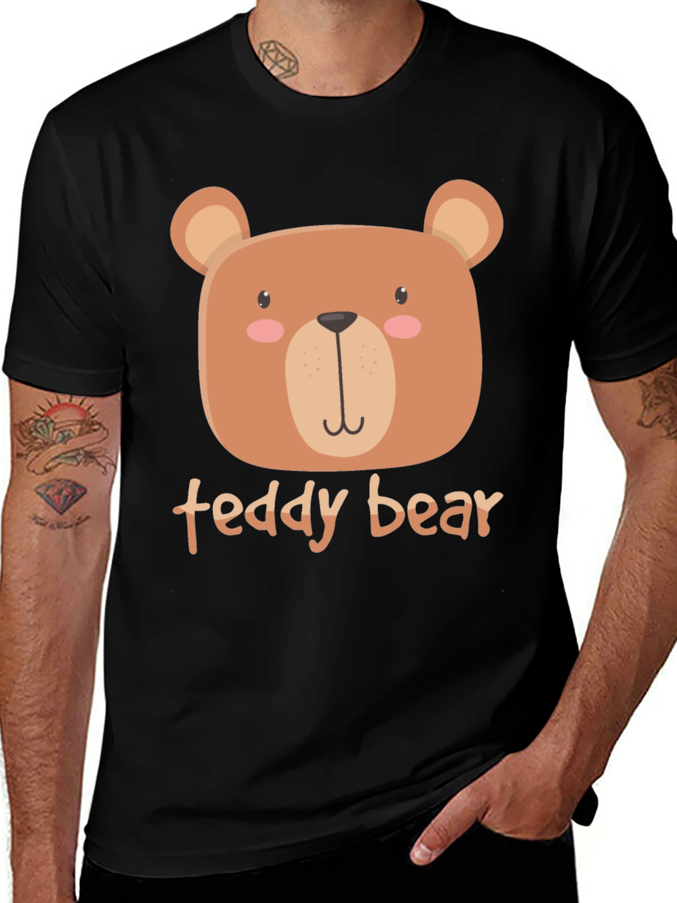 Variant 16 of Cute Teddy Bear Graphic T-Shirt