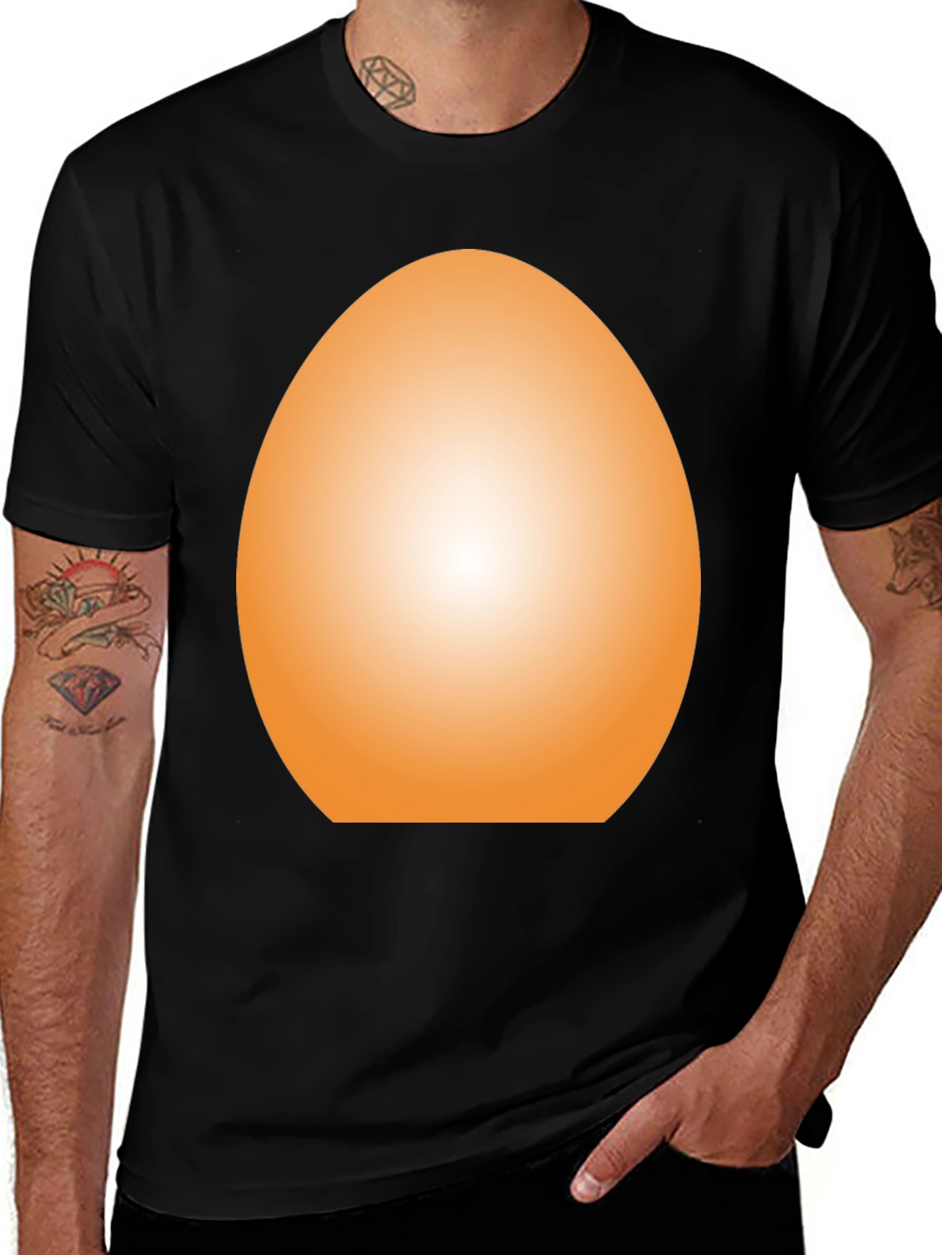 Variant 29 of Egg Graphic Tee - Funny Egg T-Shirt