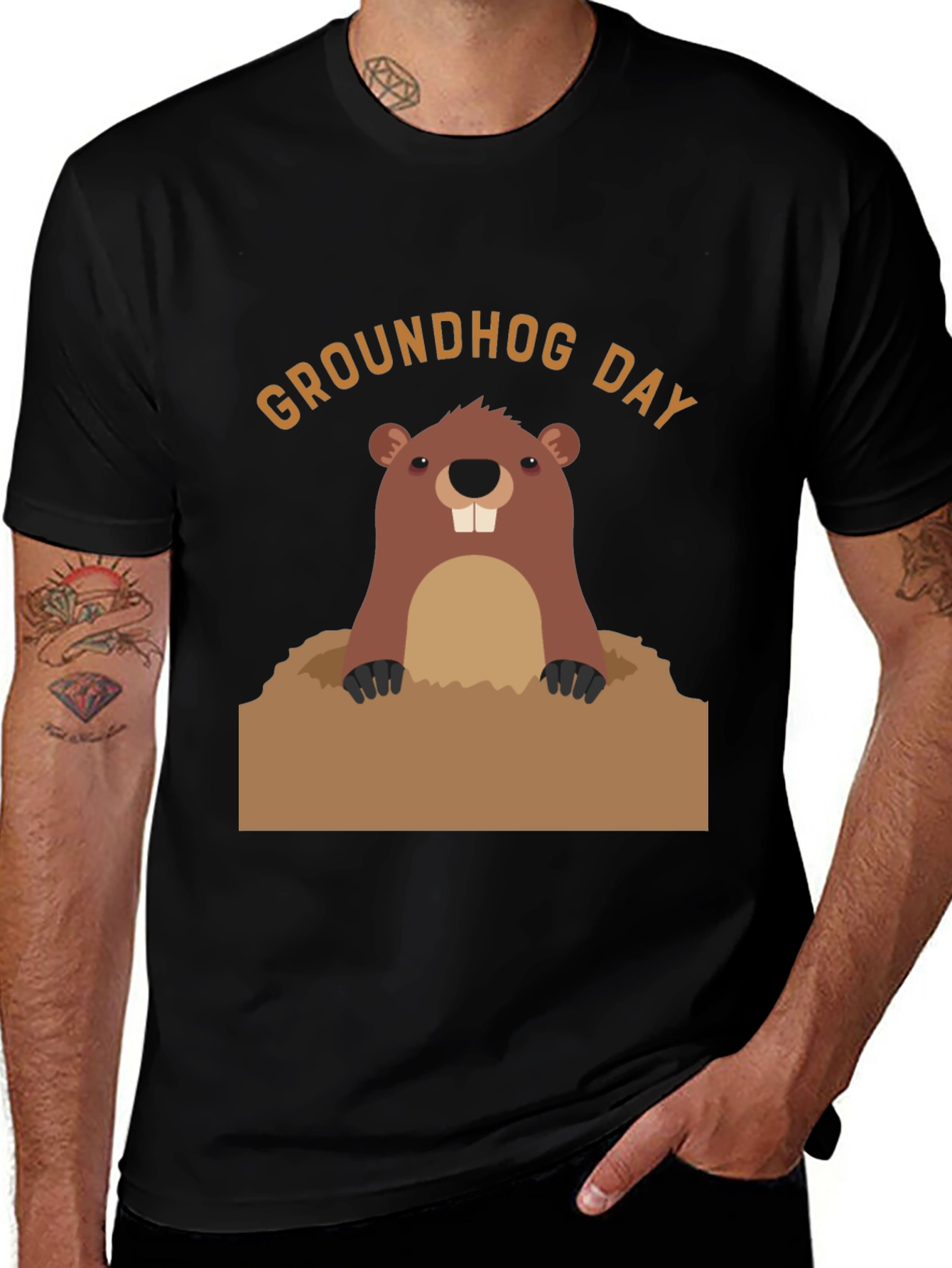 Groundhog Day T-Shirt - Cute Graphic Tee