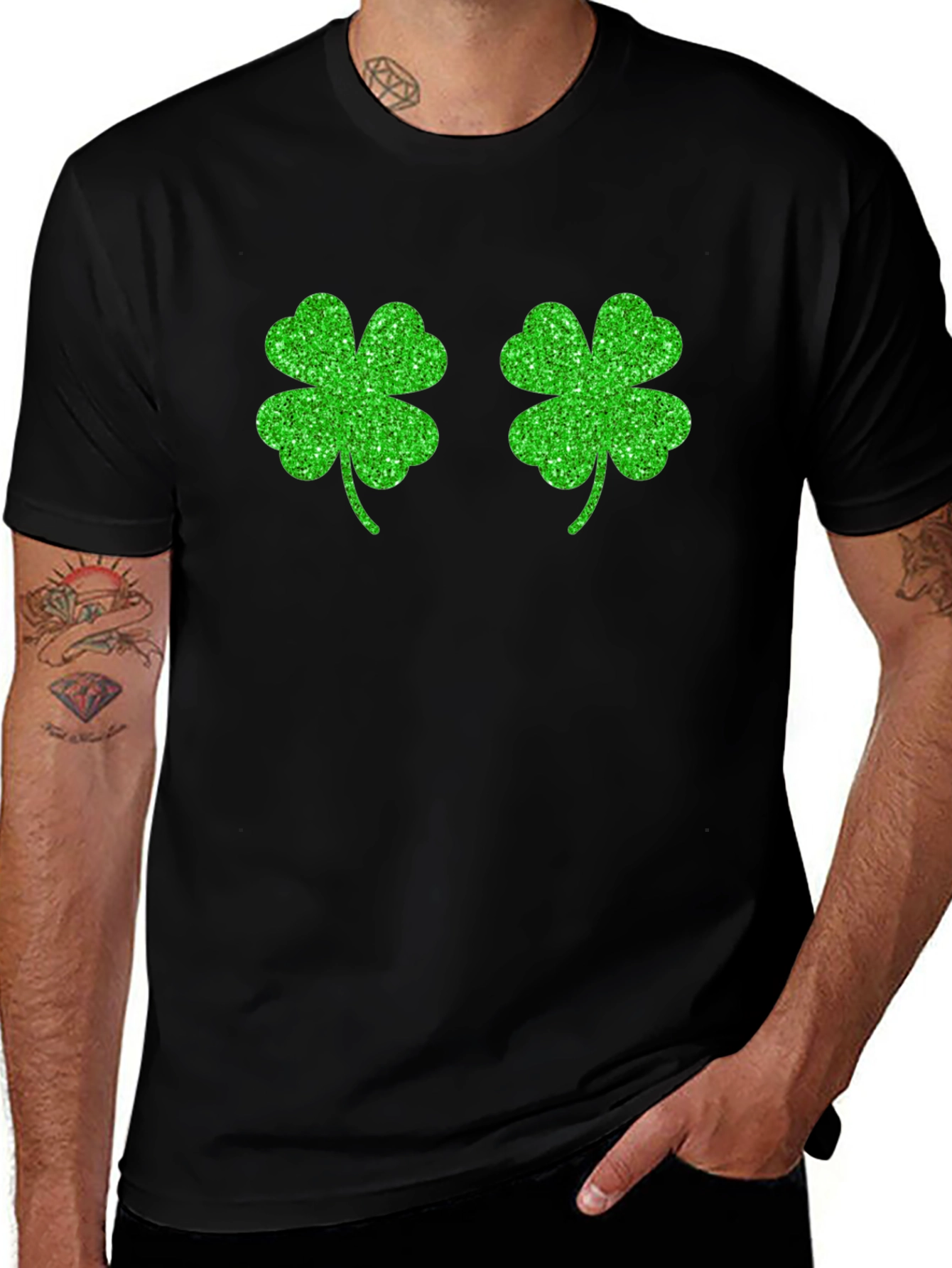 Variant 23 of Lucky Shamrock Graphic Tee - St. Patrick's Day Shirt