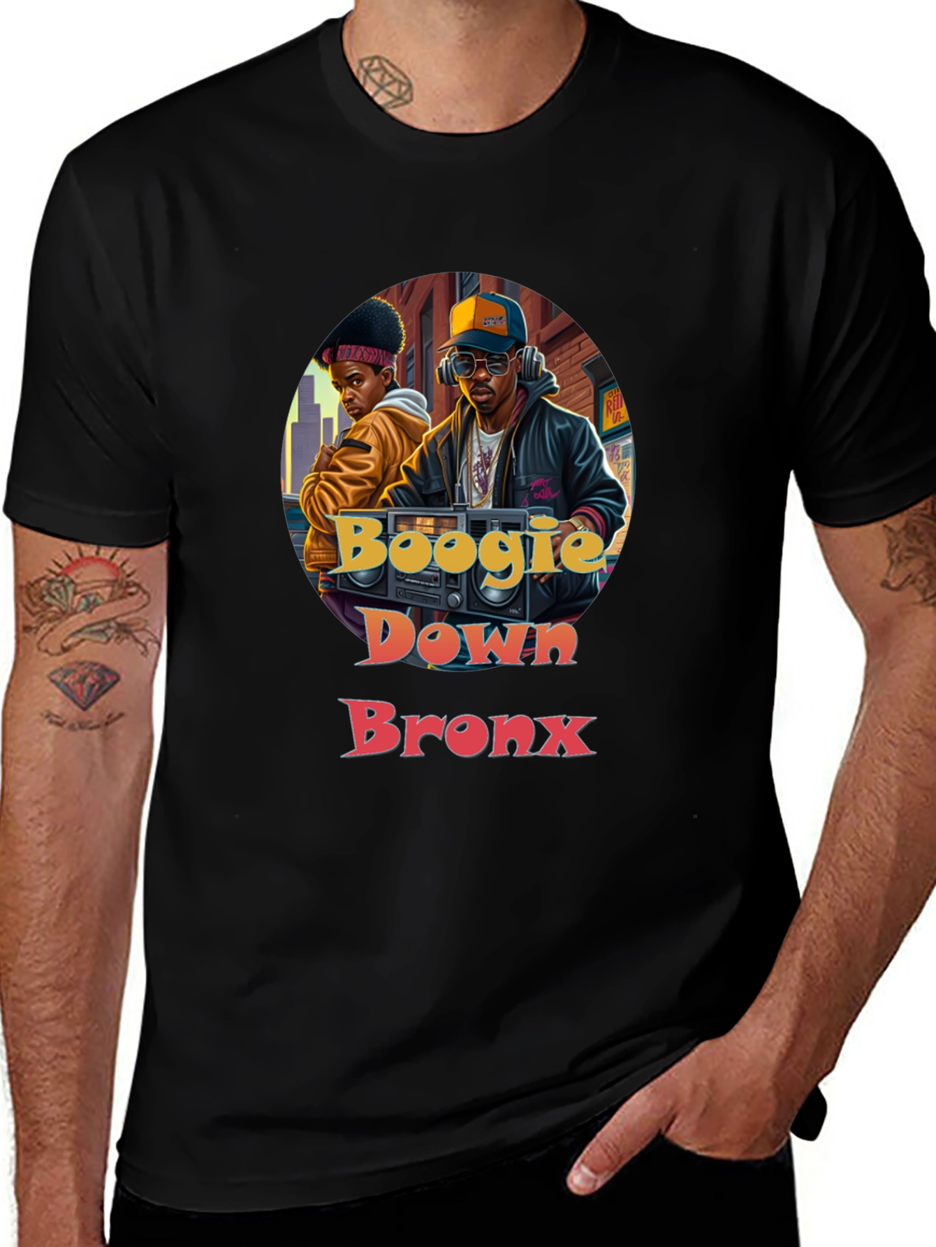 Variant 30 of Boogie Down Bronx Graphic T-Shirt