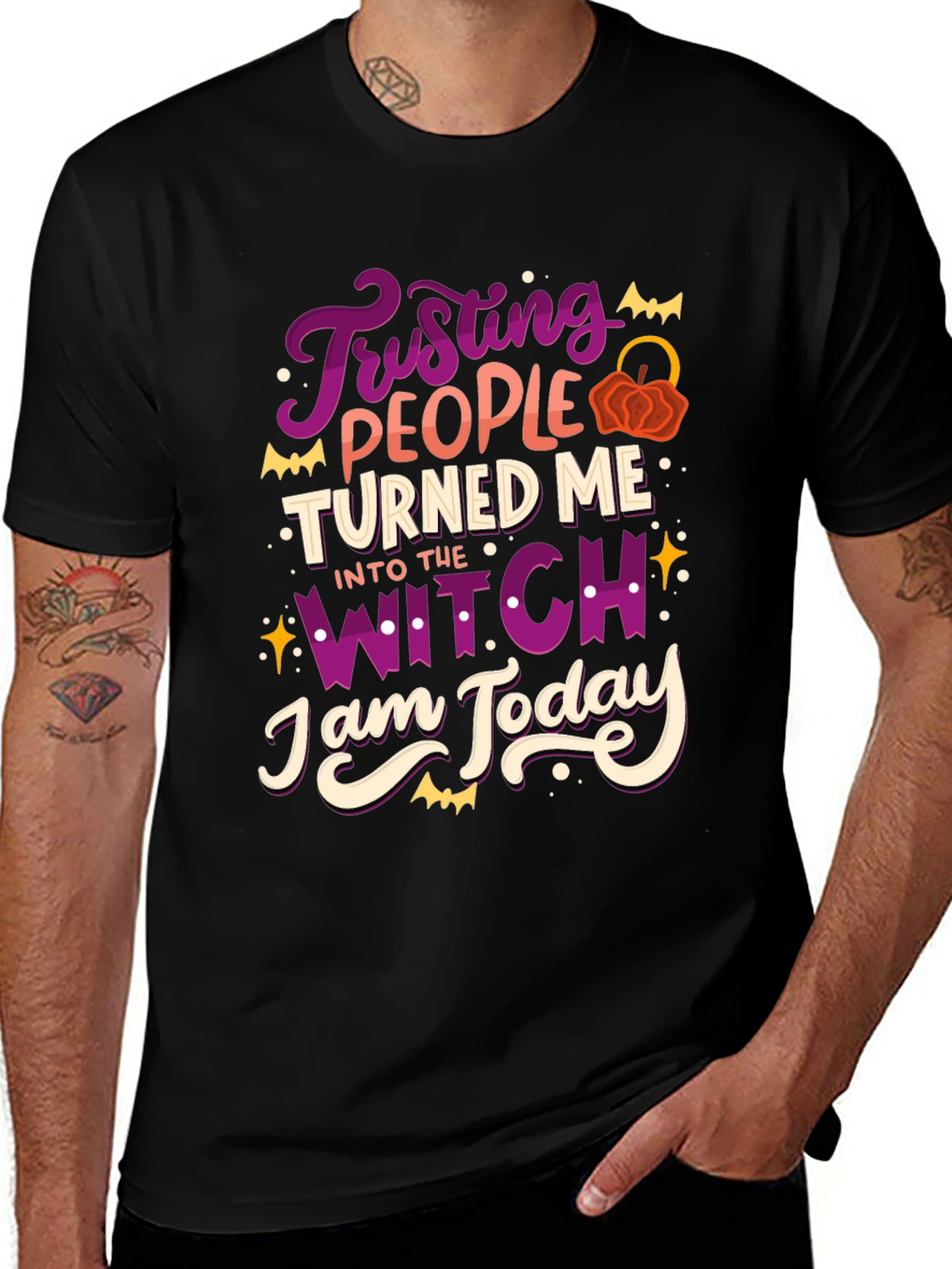 Variant 3 of Trusting People Witch T-Shirt Halloween