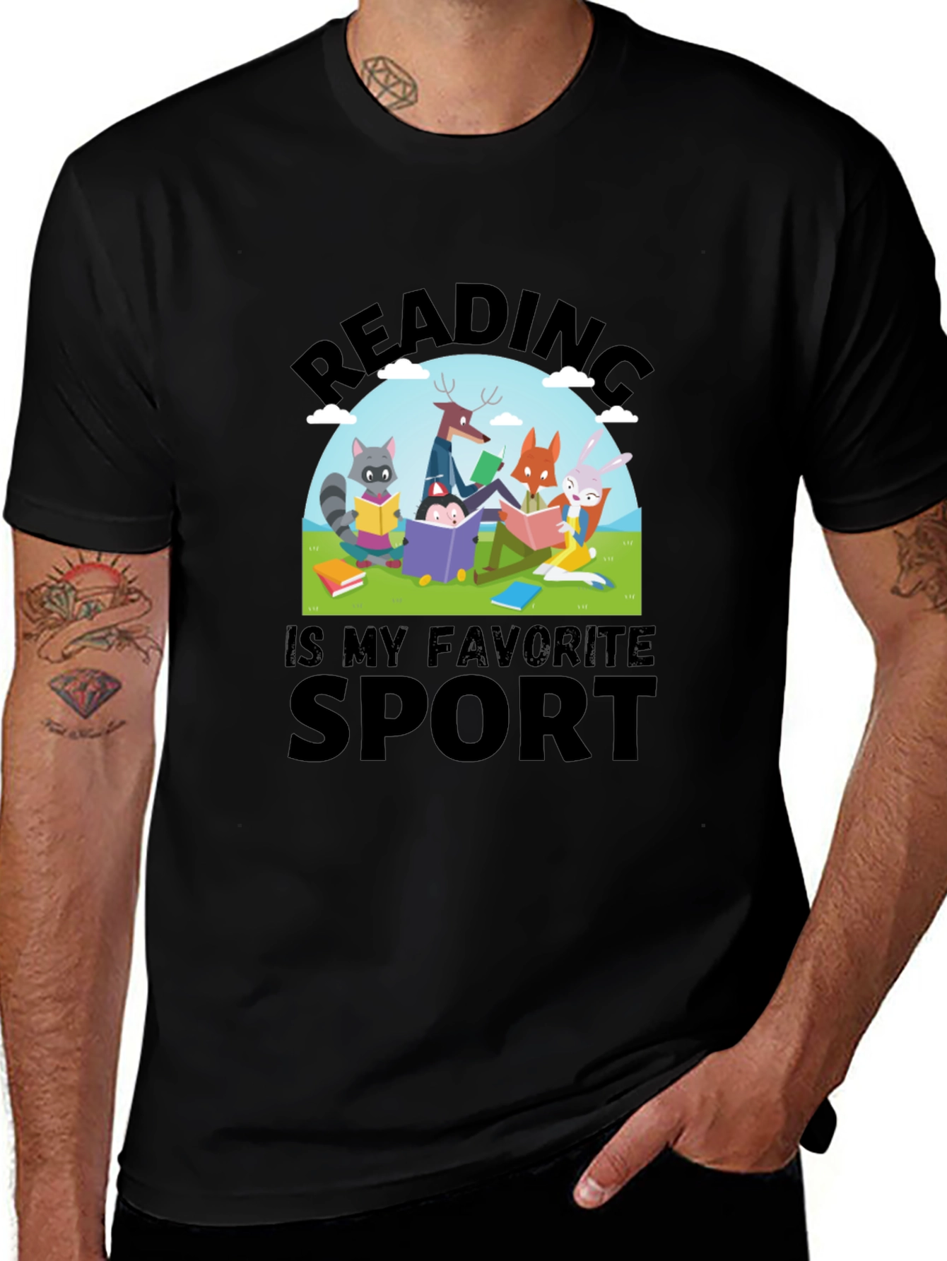 Variant 16 of Reading Is My Favorite Sport T-Shirt