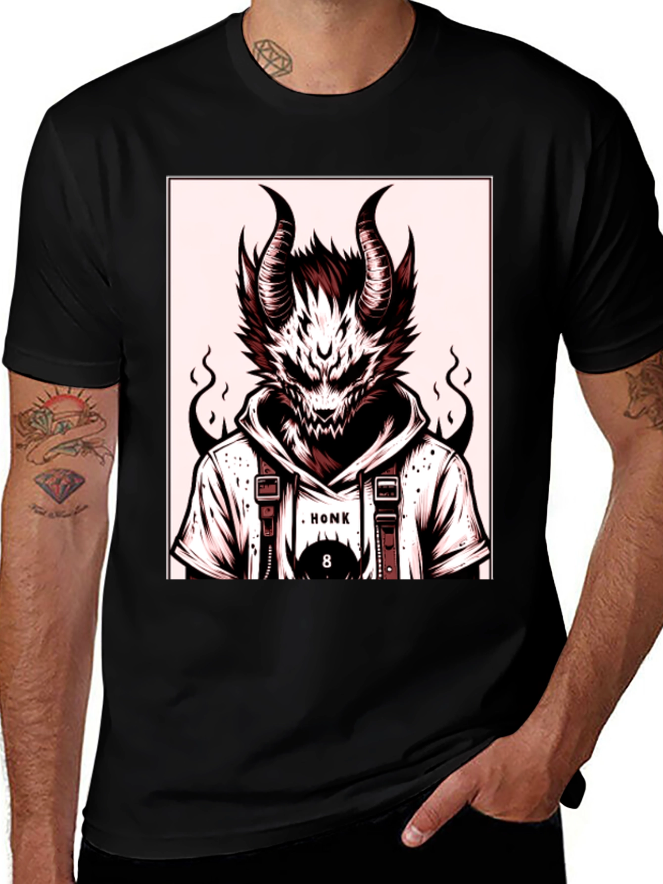 Variant 22 of Honk Devil Graphic Tee - Edgy Streetwear T-Shirt