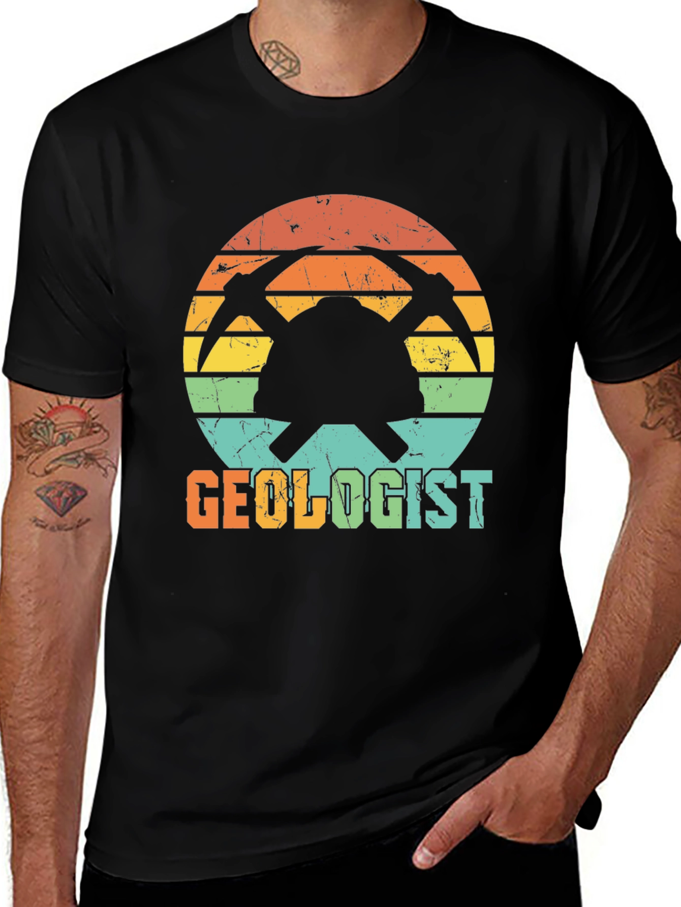 Variant 15 of Geologist Retro T-Shirt