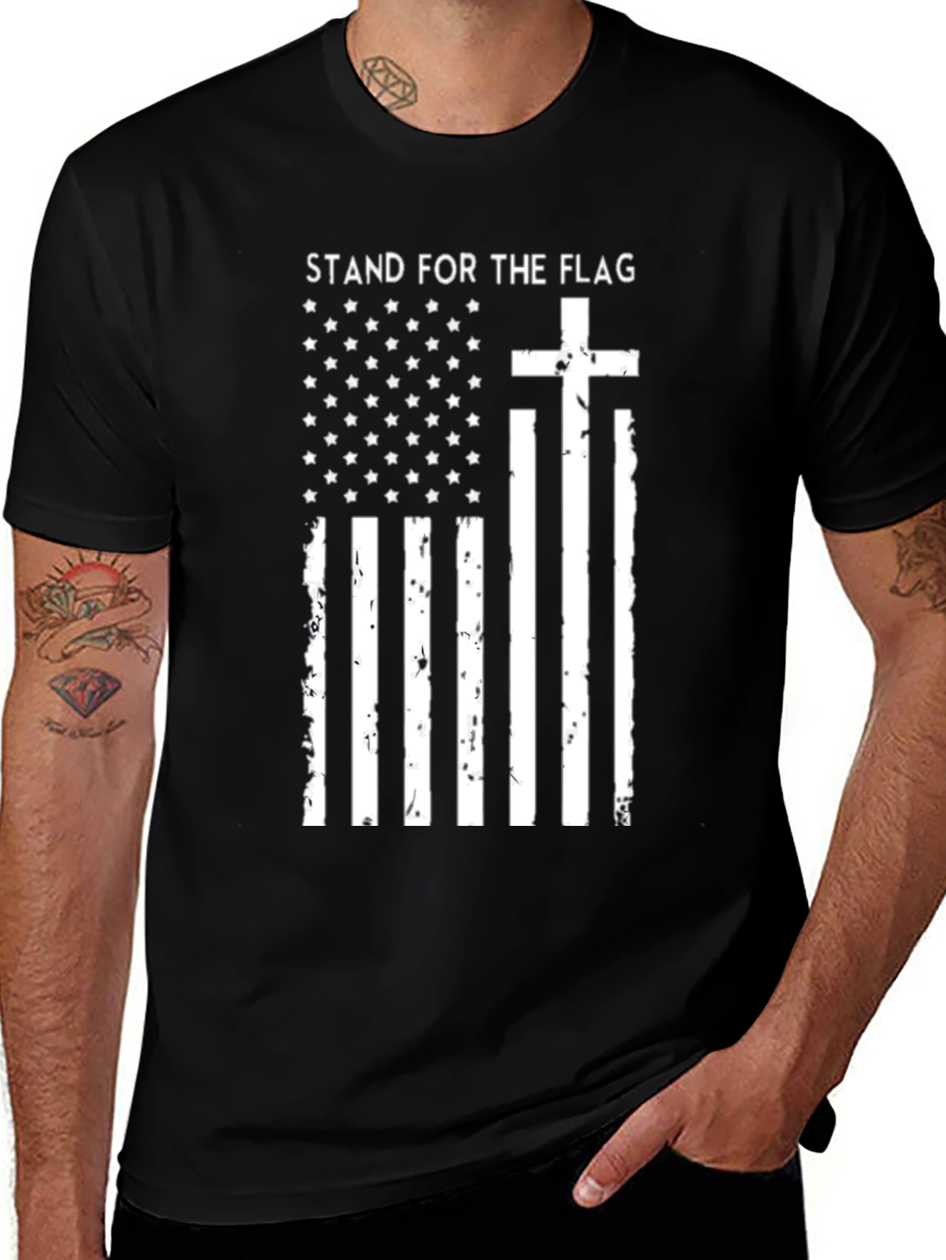 Variant 17 of Stand for The Flag Graphic Tee