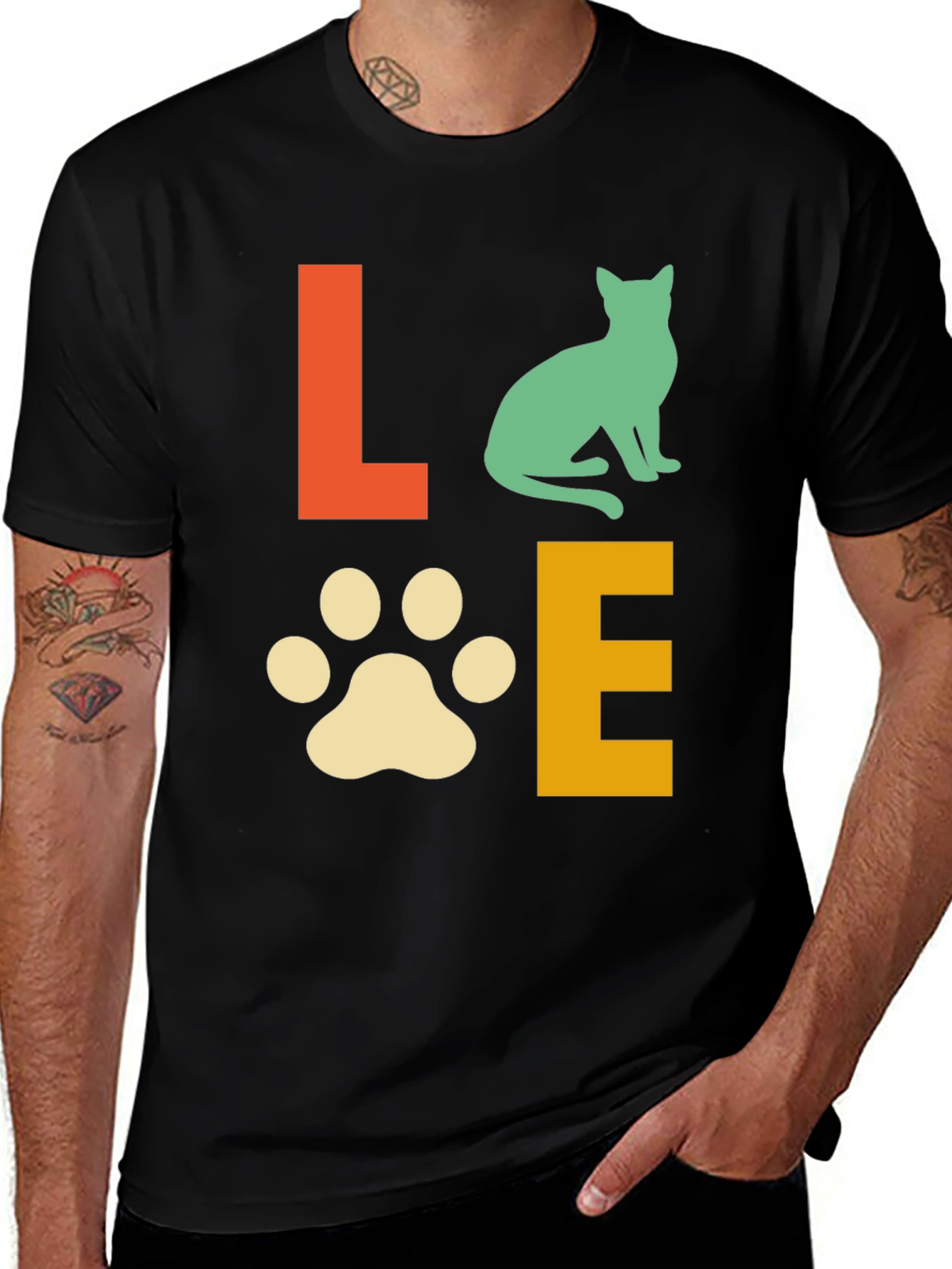 Variant 22 of Love Cat T-Shirt