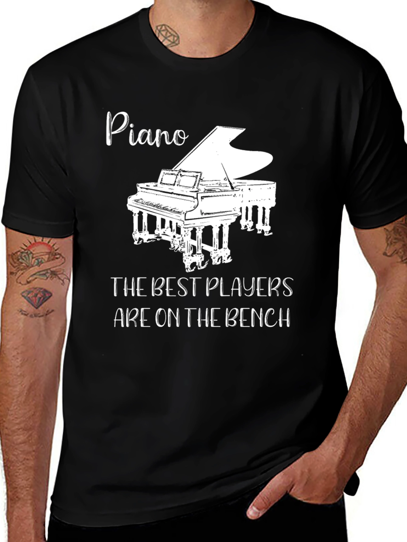 Variant 21 of Piano Players T-Shirt