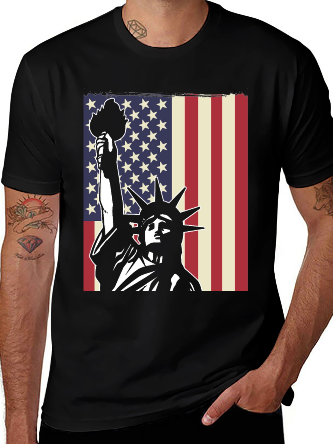 Variant 21 of Statue of Liberty Graphic Tee