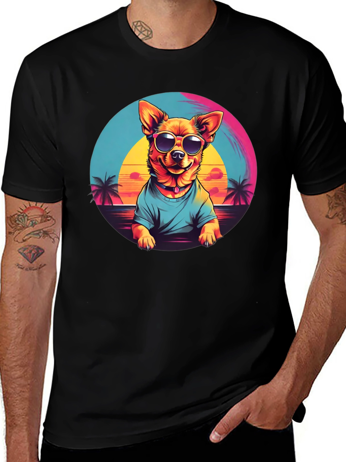Variant 30 of Cool Dog Beach T-Shirt