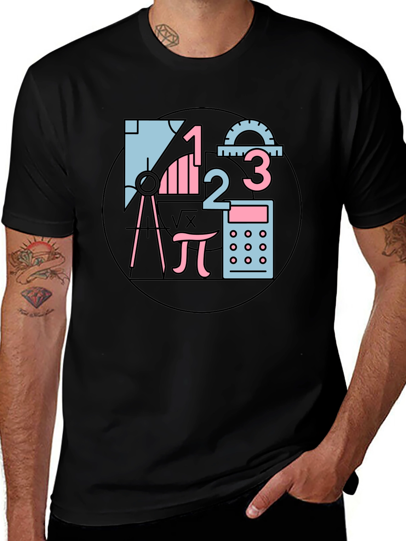 Variant 13 of Math Equations Graphic Tee