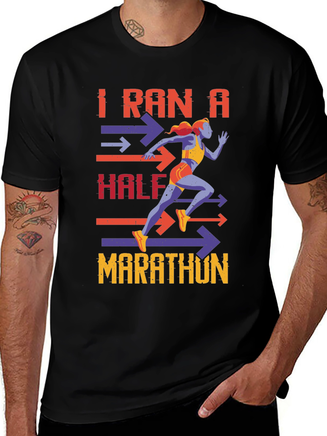 I Ran A Half Marathon T-Shirt - Athlete Tee