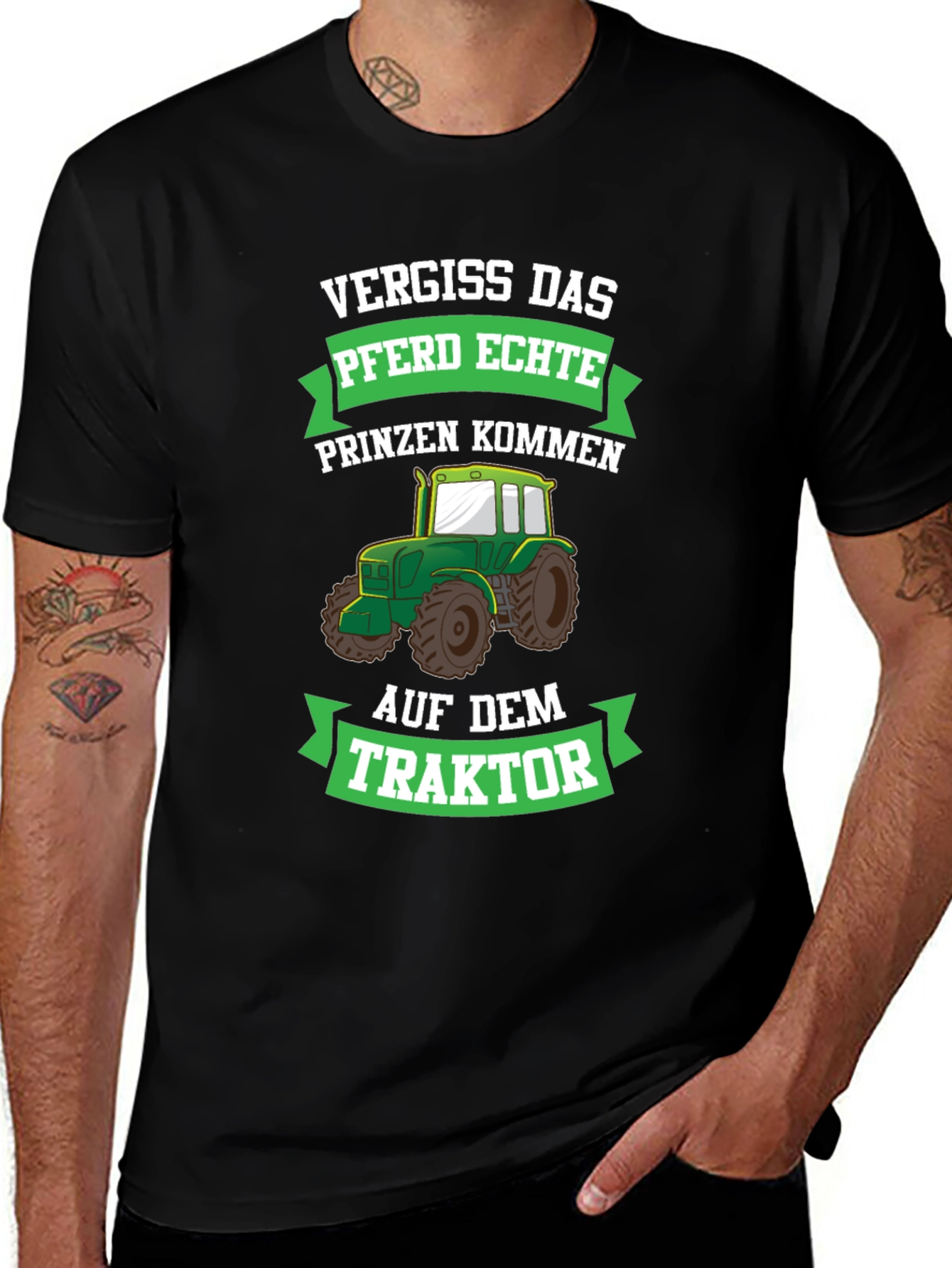 Variant 9 of Funny Farm Tractor T-Shirt - True Princes