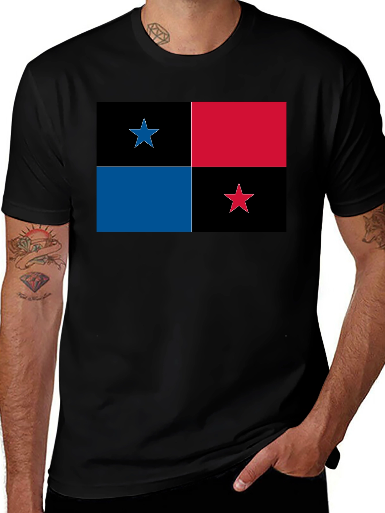 Variant 30 of Panama Flag Graphic T-Shirt