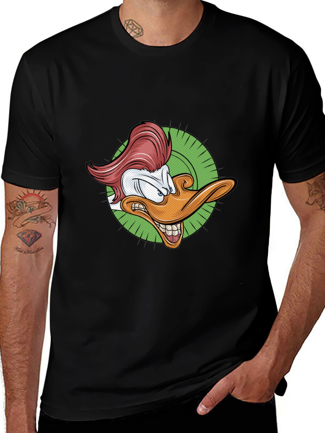 Variant 13 of Cartoon Duck Graphic Tee