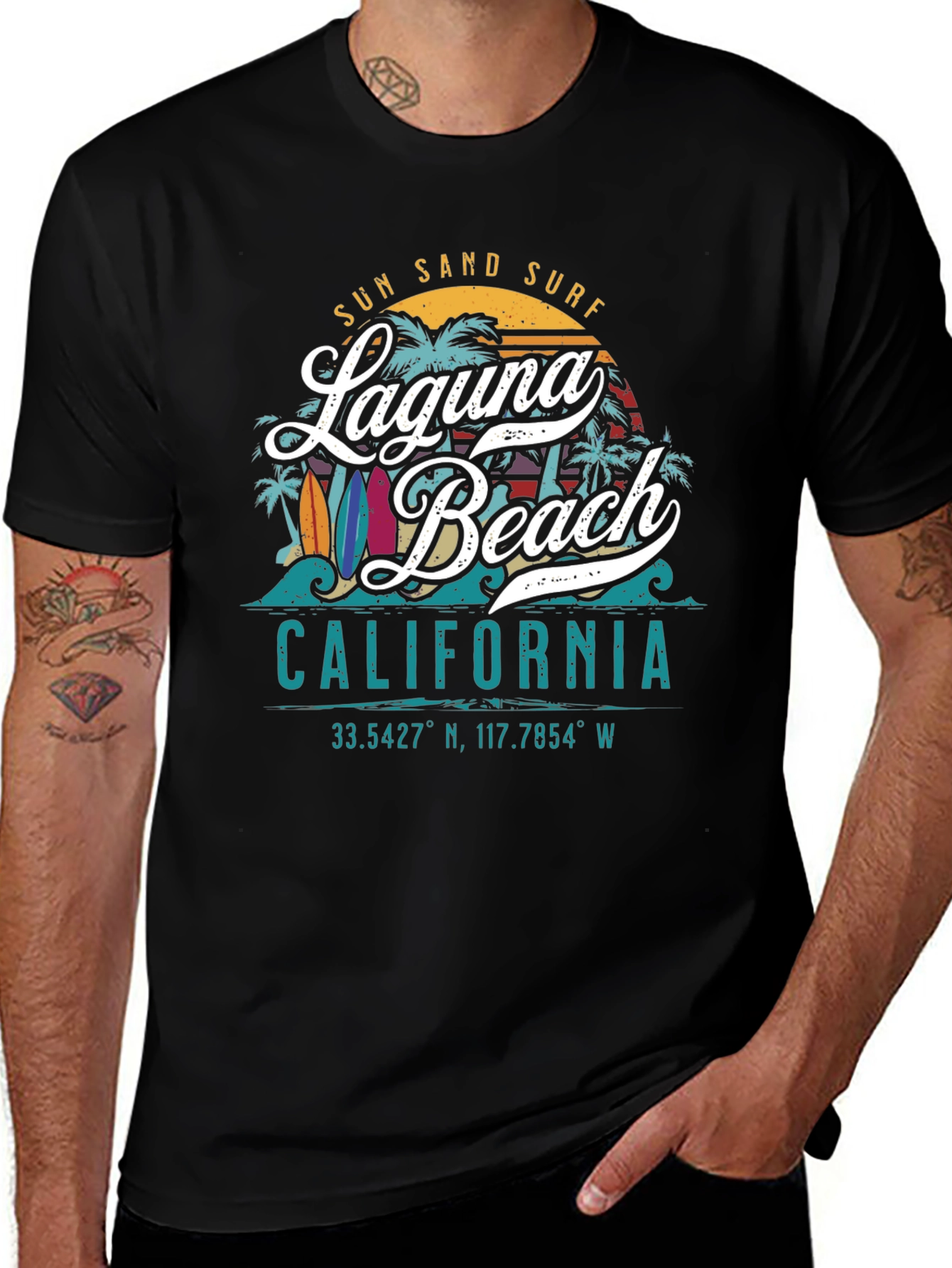 Laguna Beach California Graphic T-Shirt