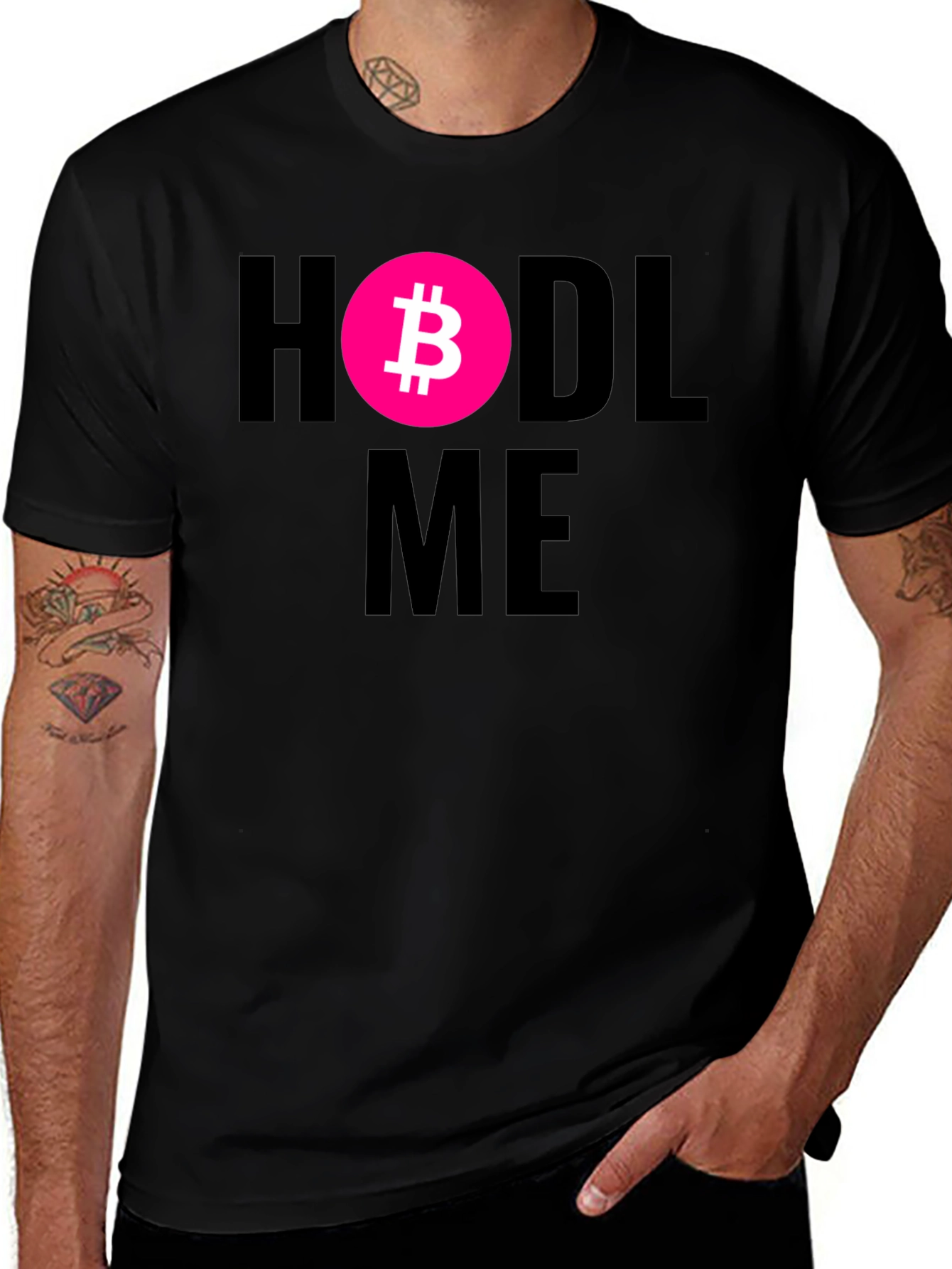 Variant 13 of HODL Me Bitcoin T-Shirt Crypto Currency Tee