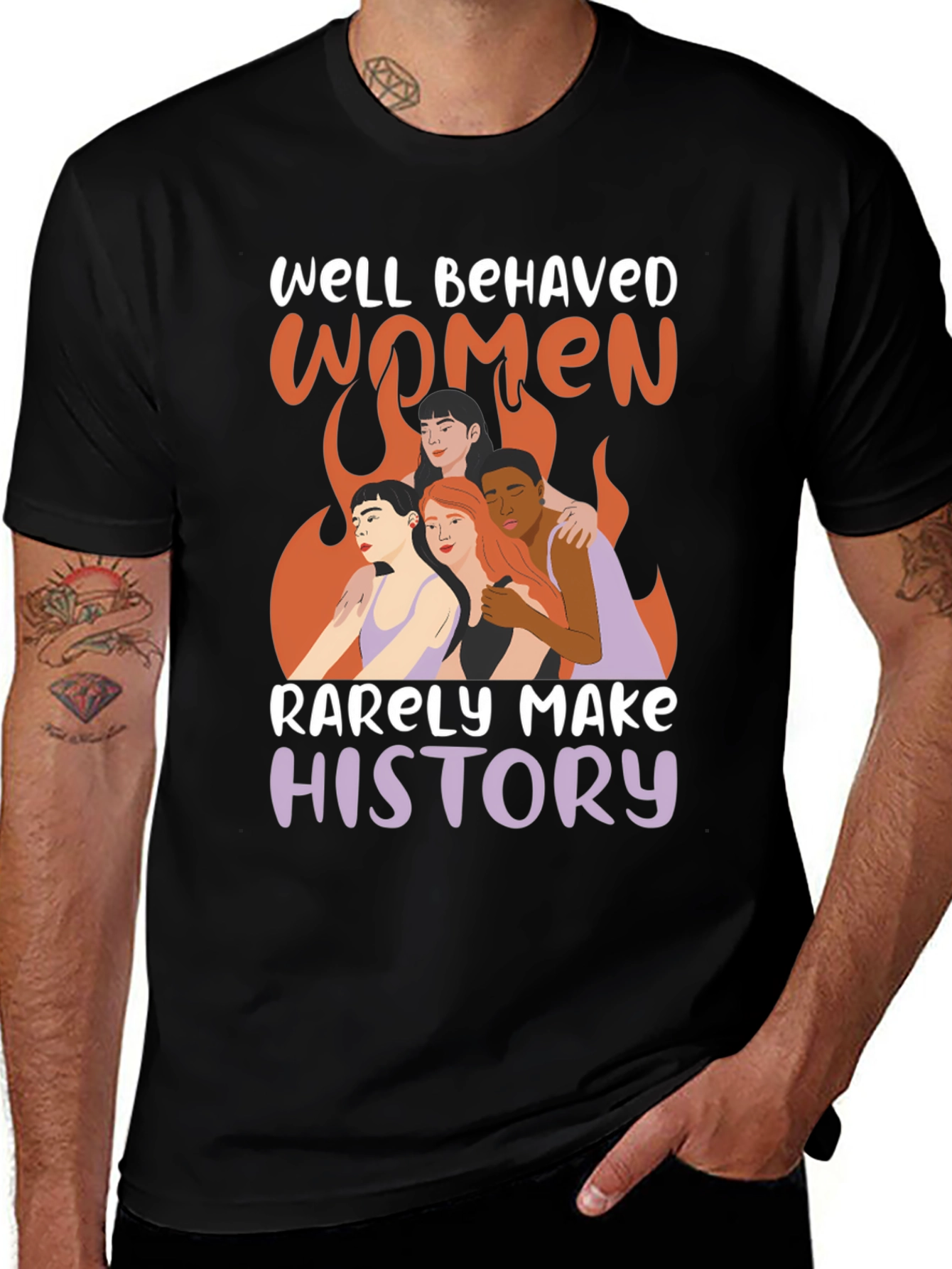 Variant 24 of Well Behaved Women T-Shirt