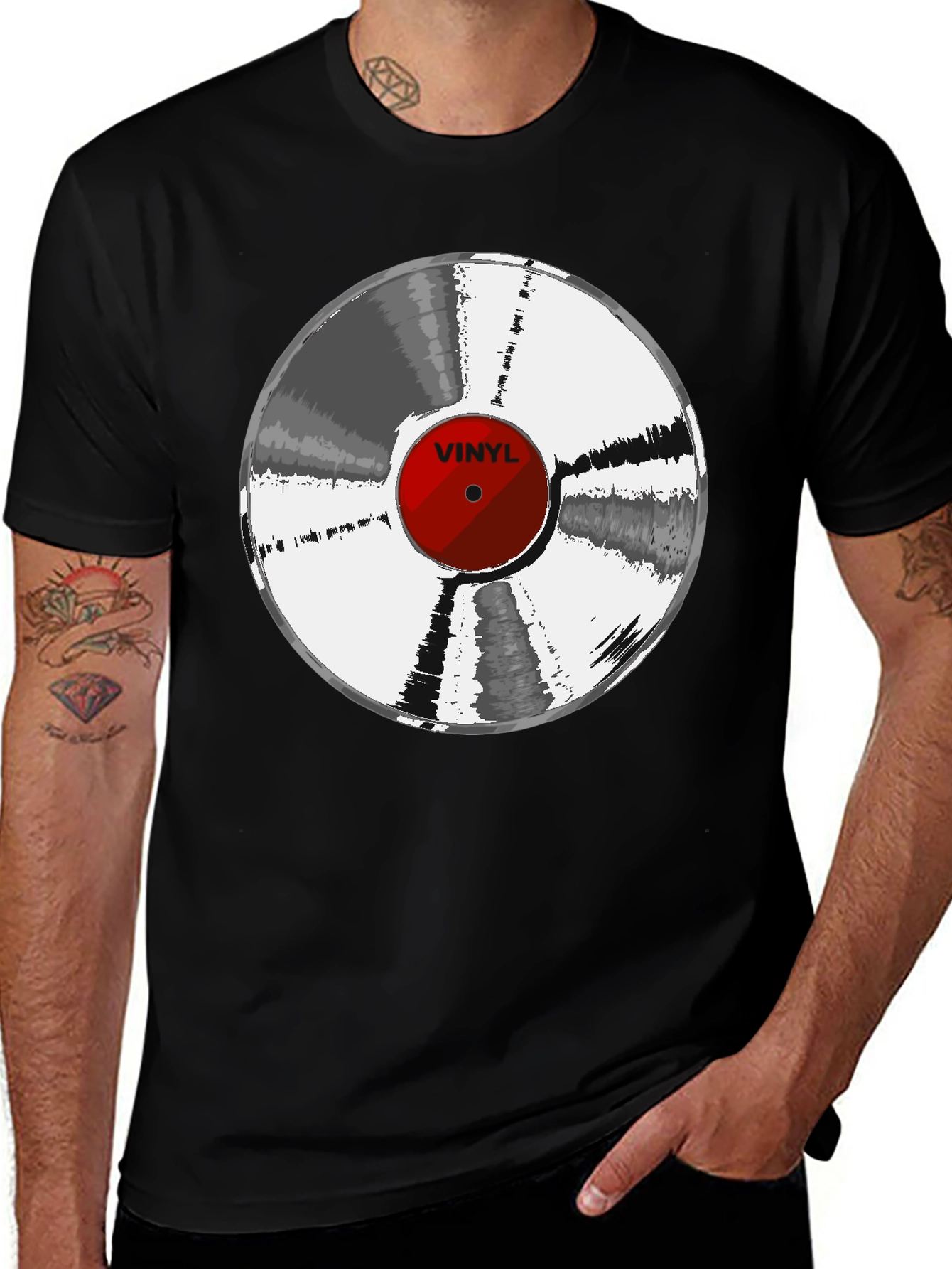 Variant 29 of Vinyl Record Graphic T-Shirt - Classic Music Tee