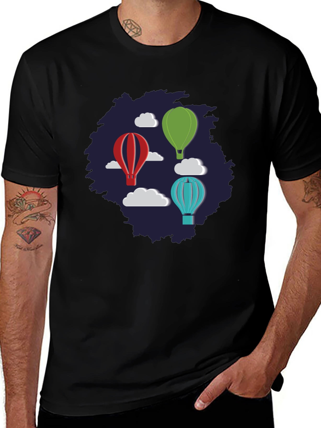Balloon Design T-Shirt