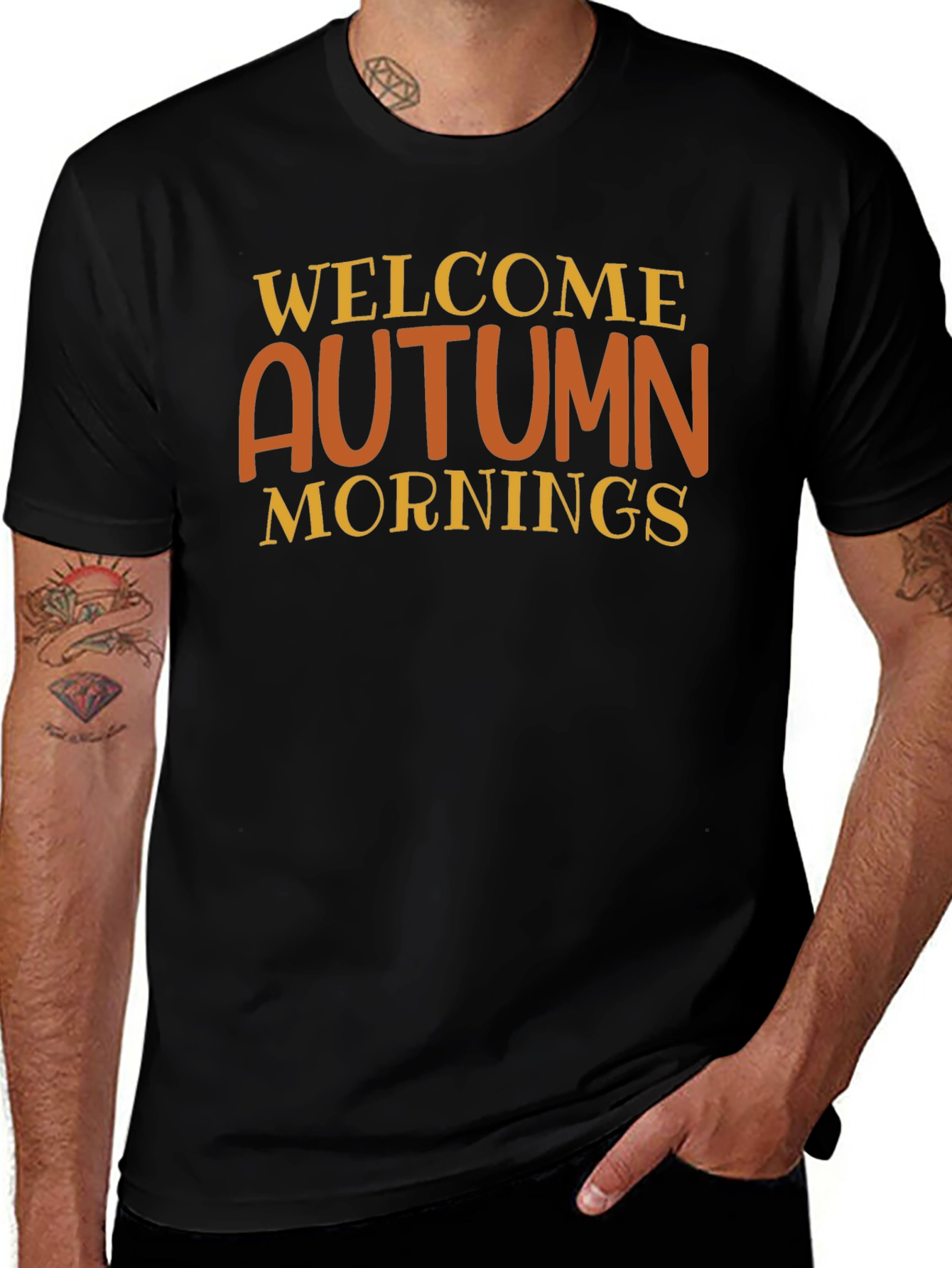 Variant 27 of Welcome Autumn Mornings Graphic Tee
