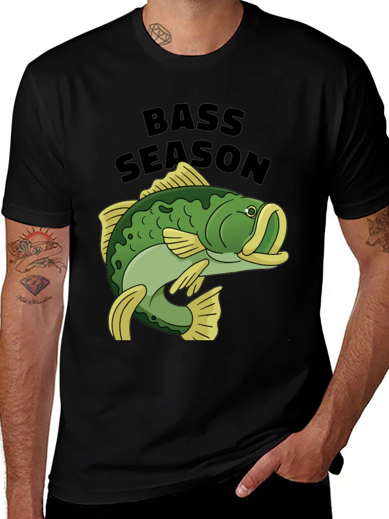 Bass Season Graphic Tee - Fishing T-Shirt